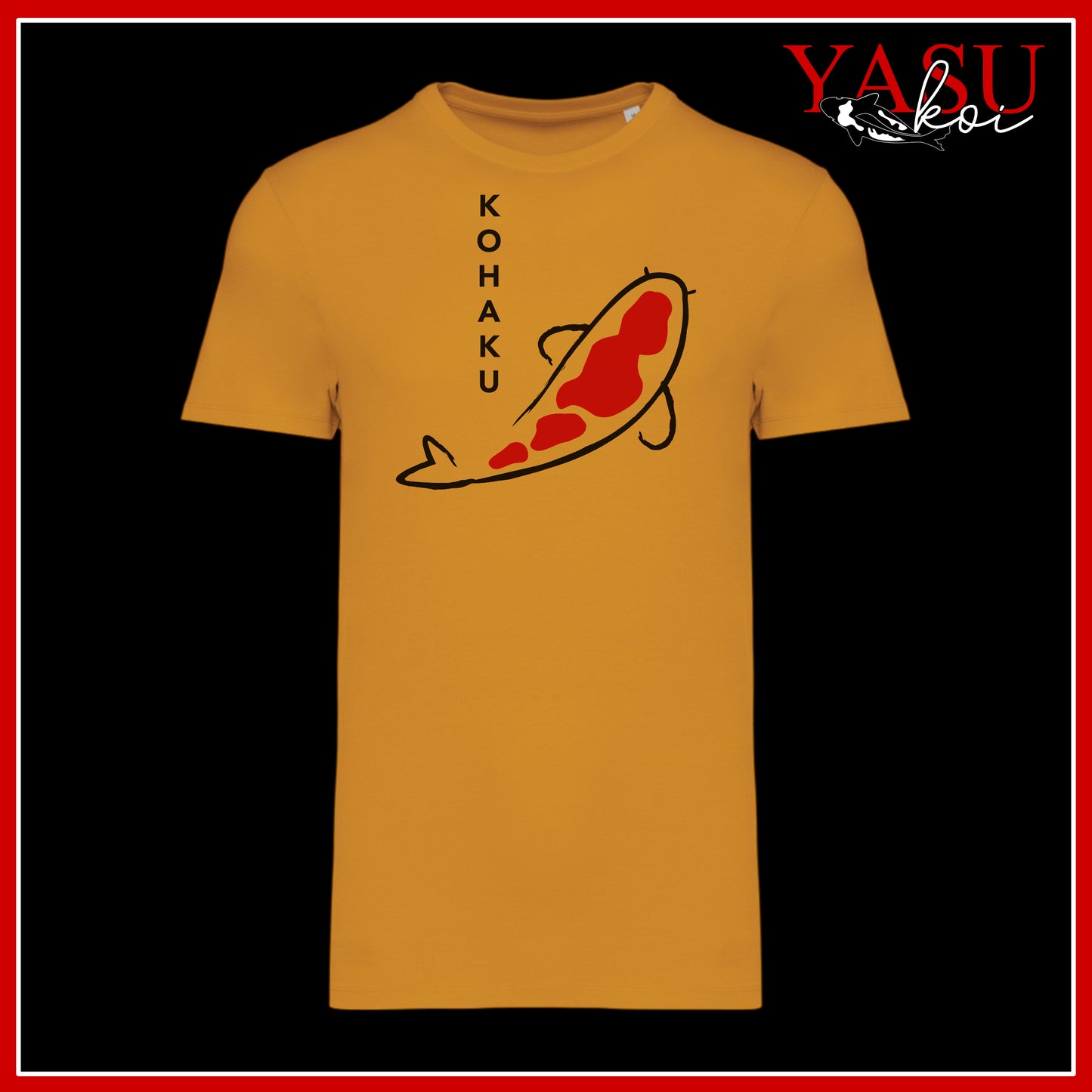 "Spell It" Kohaku Koi Organic Cotton T-shirt