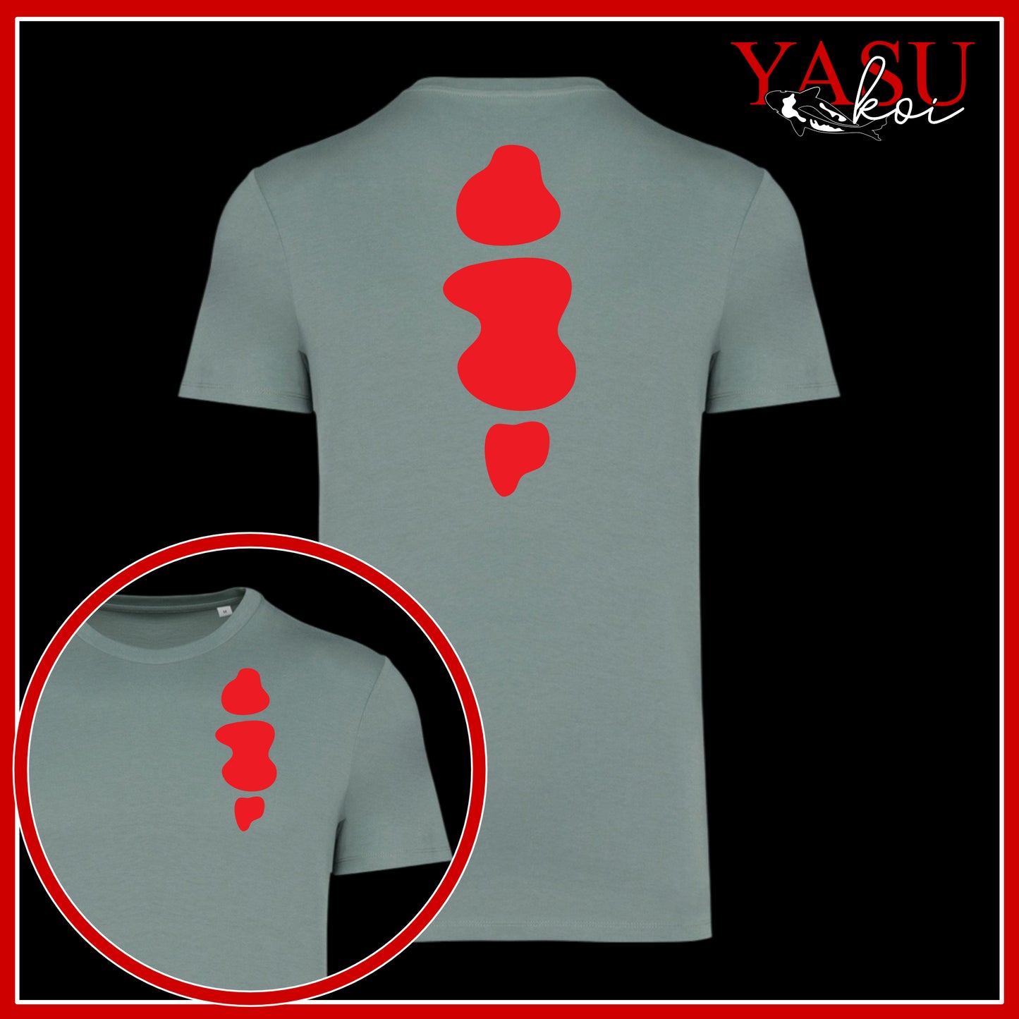 A "Splash" Of Kohaku Printed Organic T-Shirt