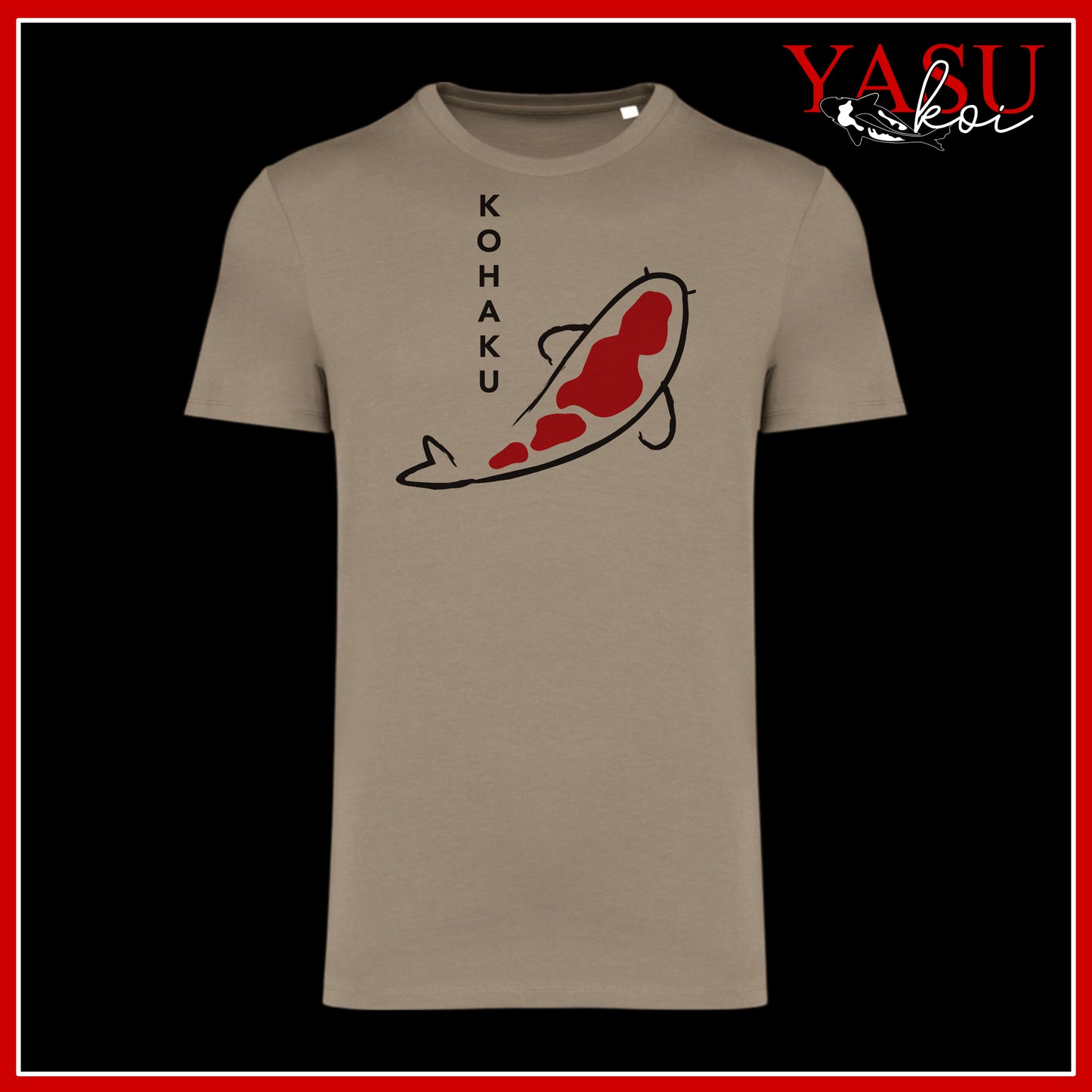"Spell It" Kohaku Koi Organic Cotton T-shirt