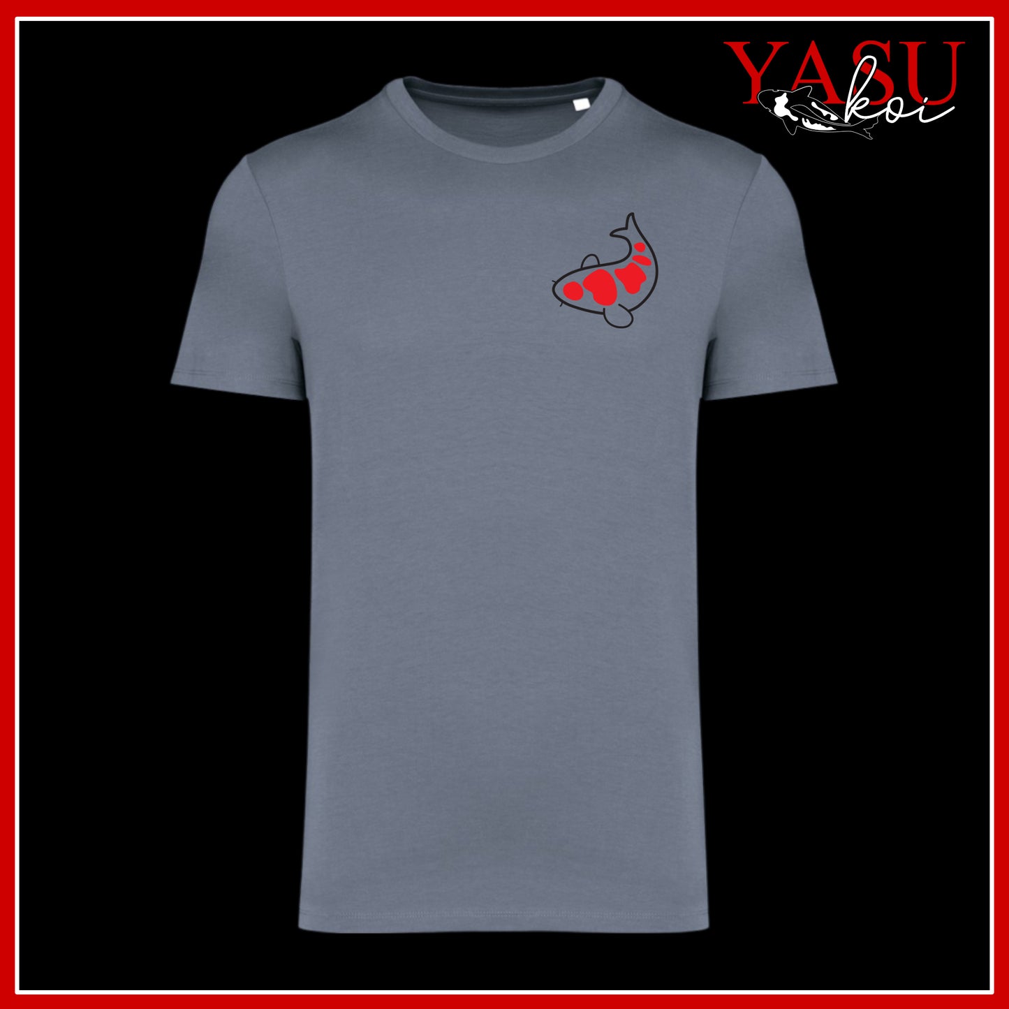 "The Kawaii" Kohaku Printed Organic Cotton T-Shirt