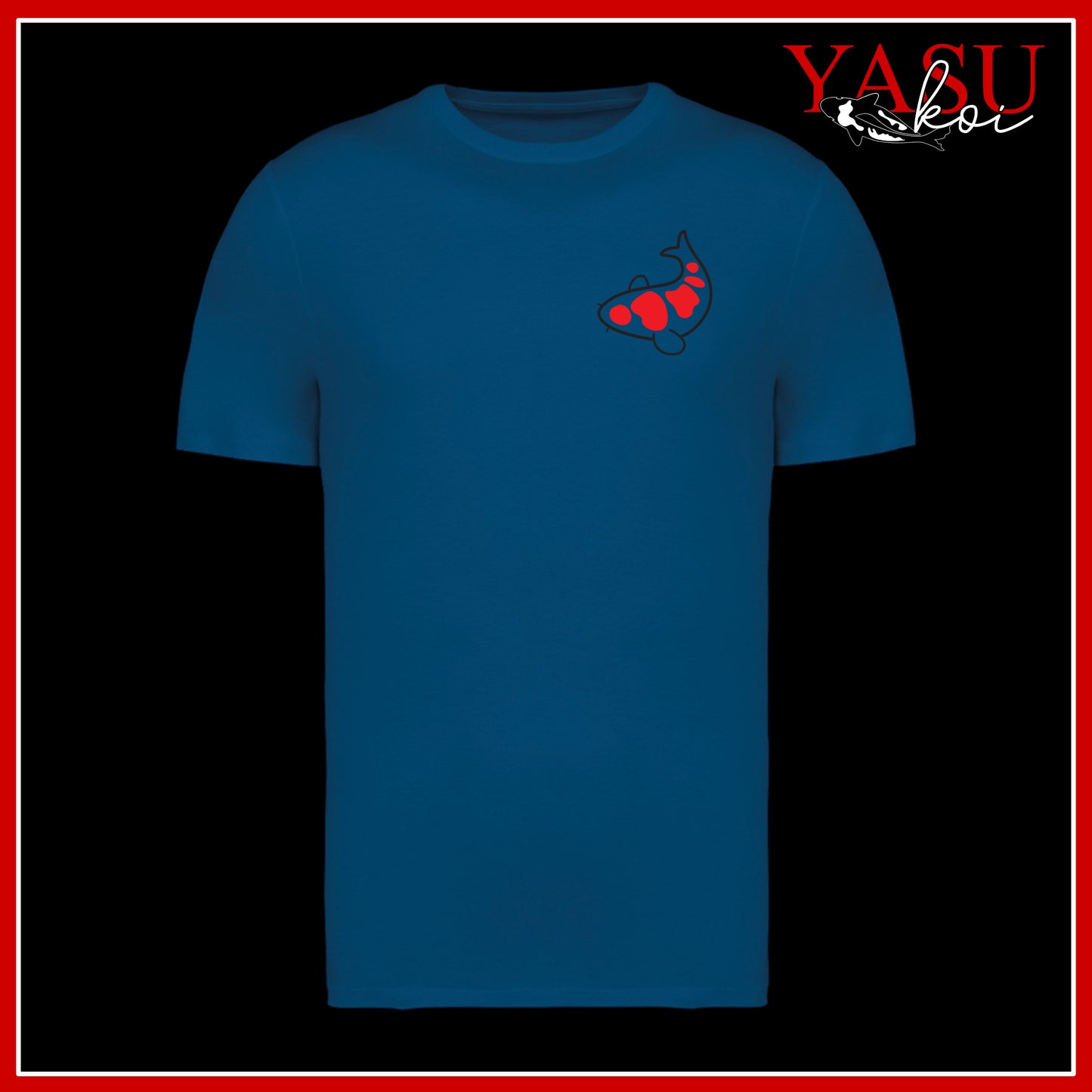 "The Kawaii" Kohaku Printed Organic Cotton T-Shirt