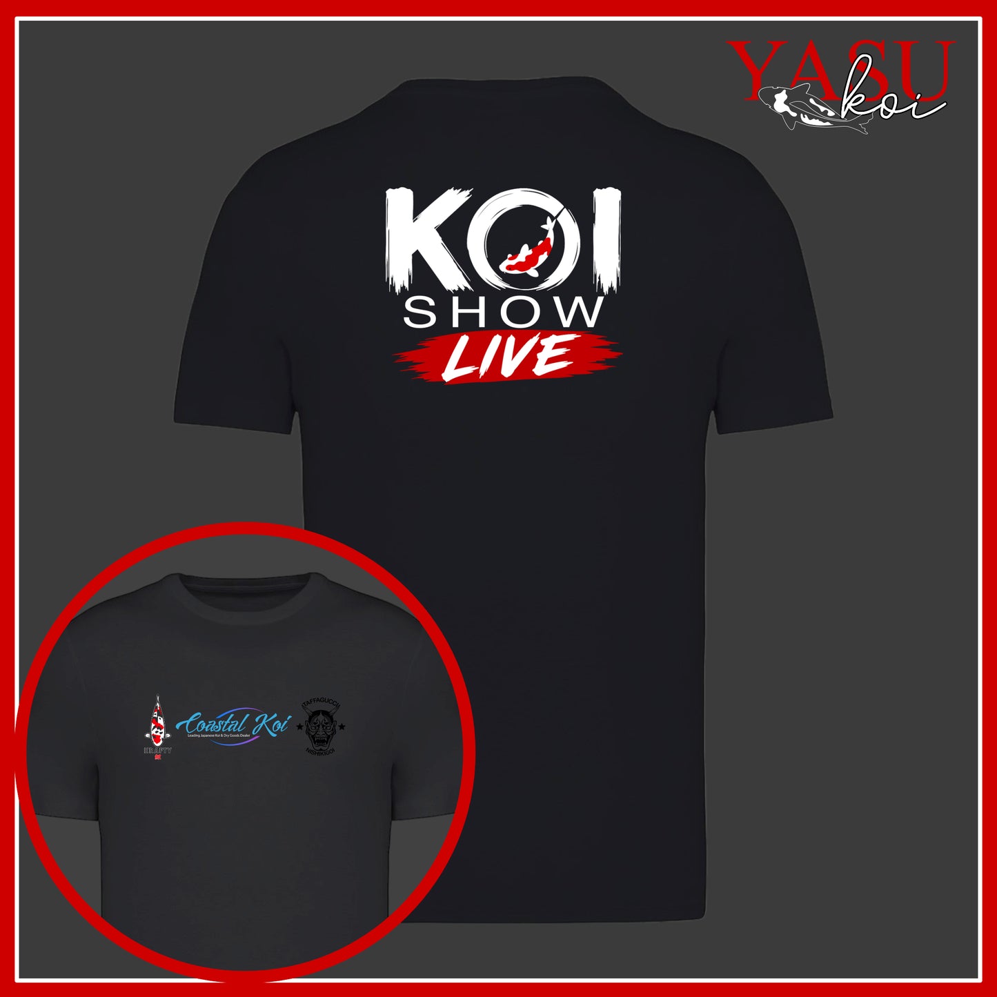 Koi Show Live Organic Cotton T-Shirt