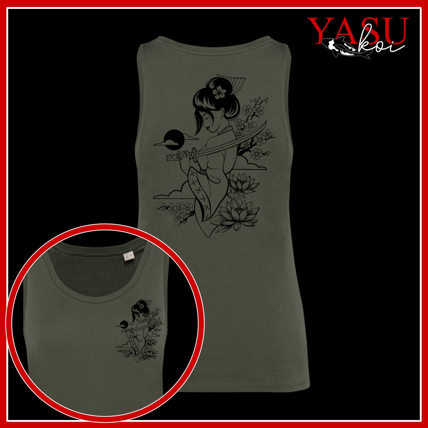 Onna-Bugeisha Organic Cotton Tank Top