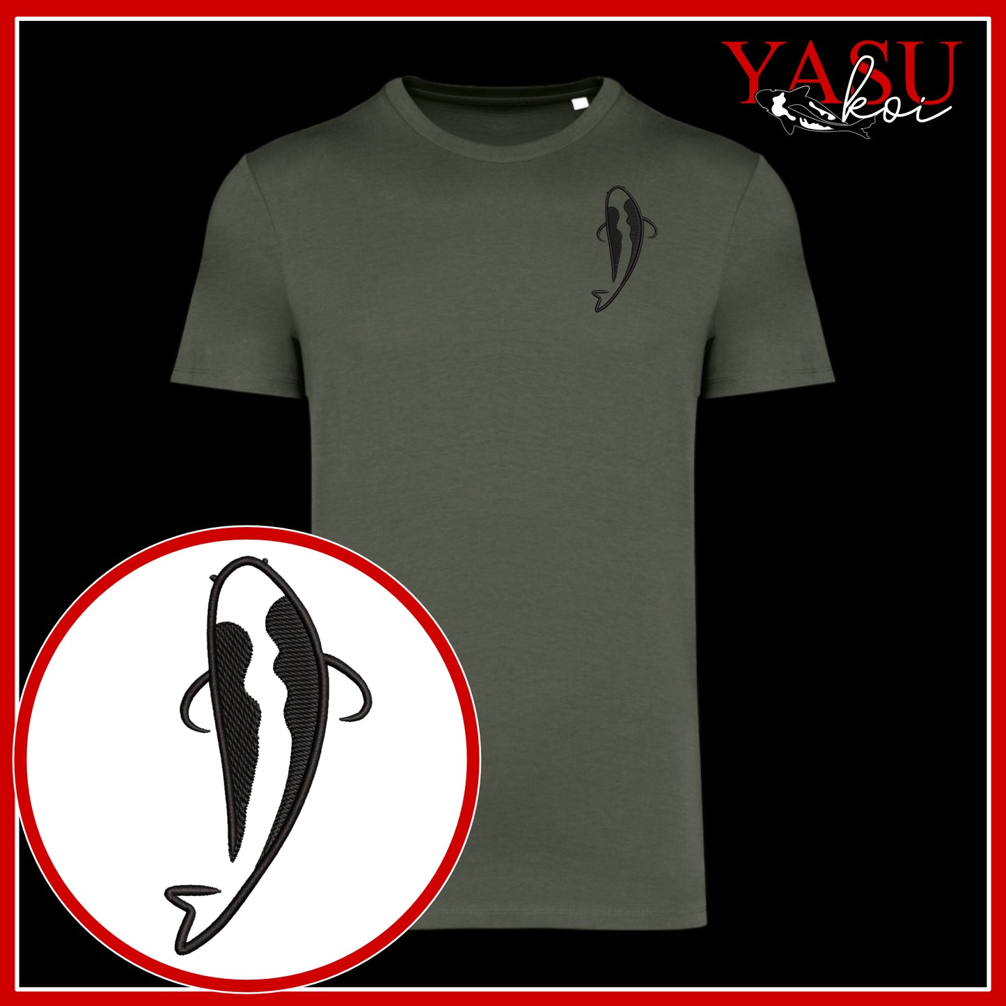 The Kumonryu Embroidered Spell Organic T-Shirt
