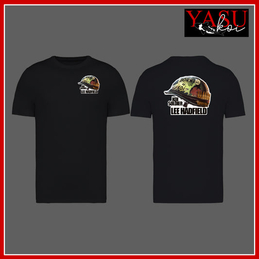 Koi Soldier - Lee Hadfield Official Black T-Shirt