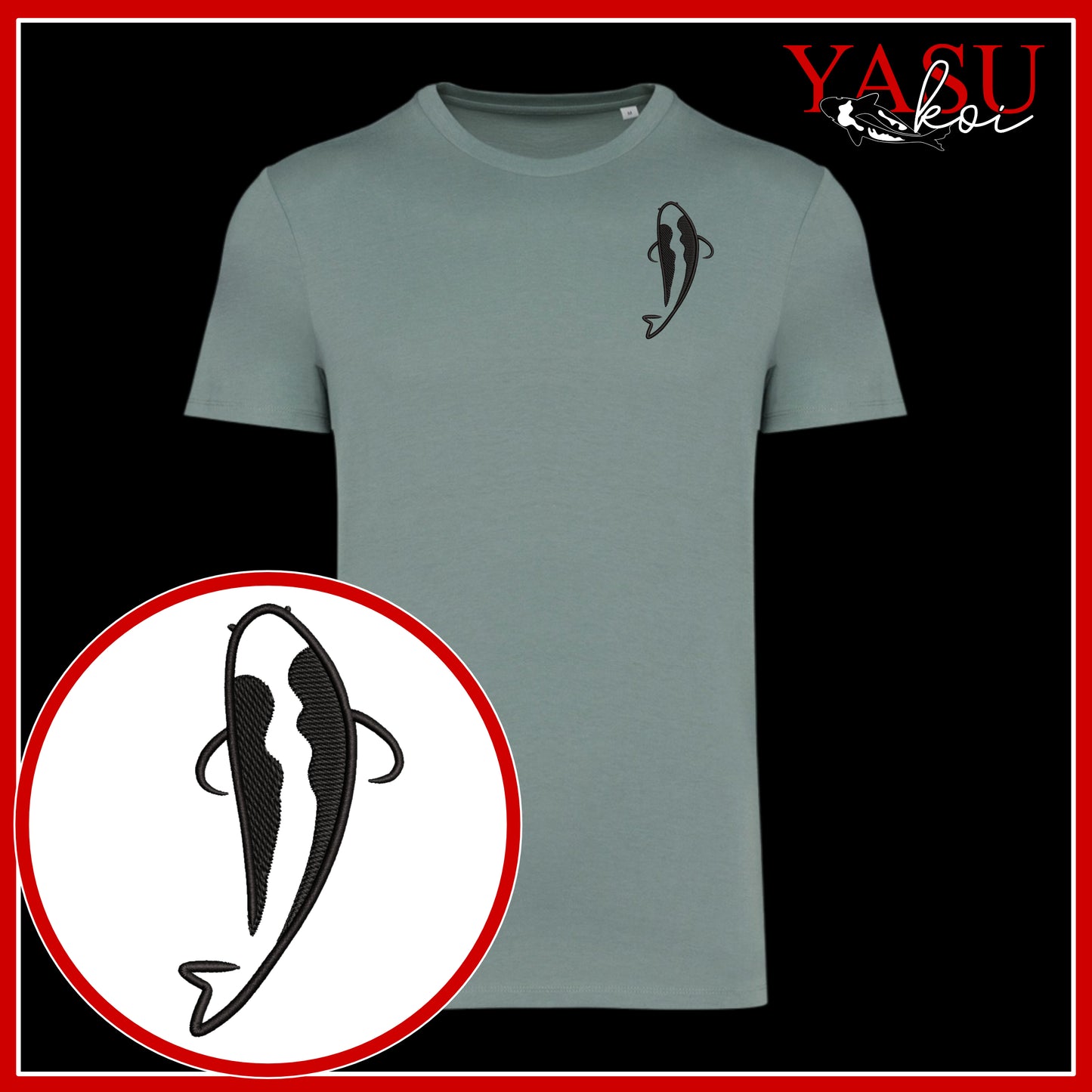 The Kumonryu Embroidered Spell Organic T-Shirt