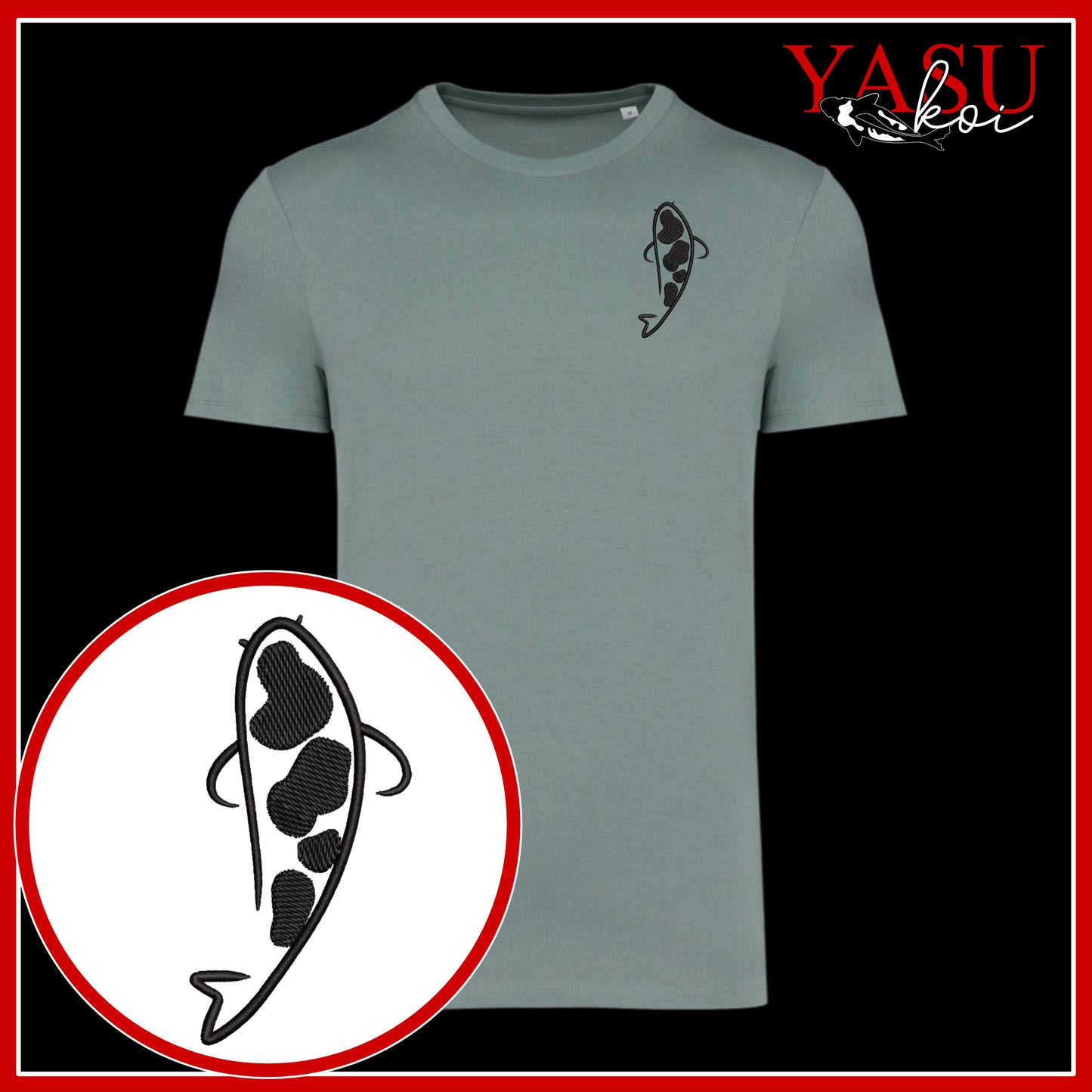 The Utsuri Embroidered Spell Organic T-Shirt