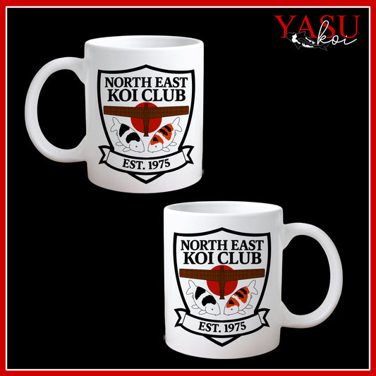 North East Koi Club 11oz White Mug