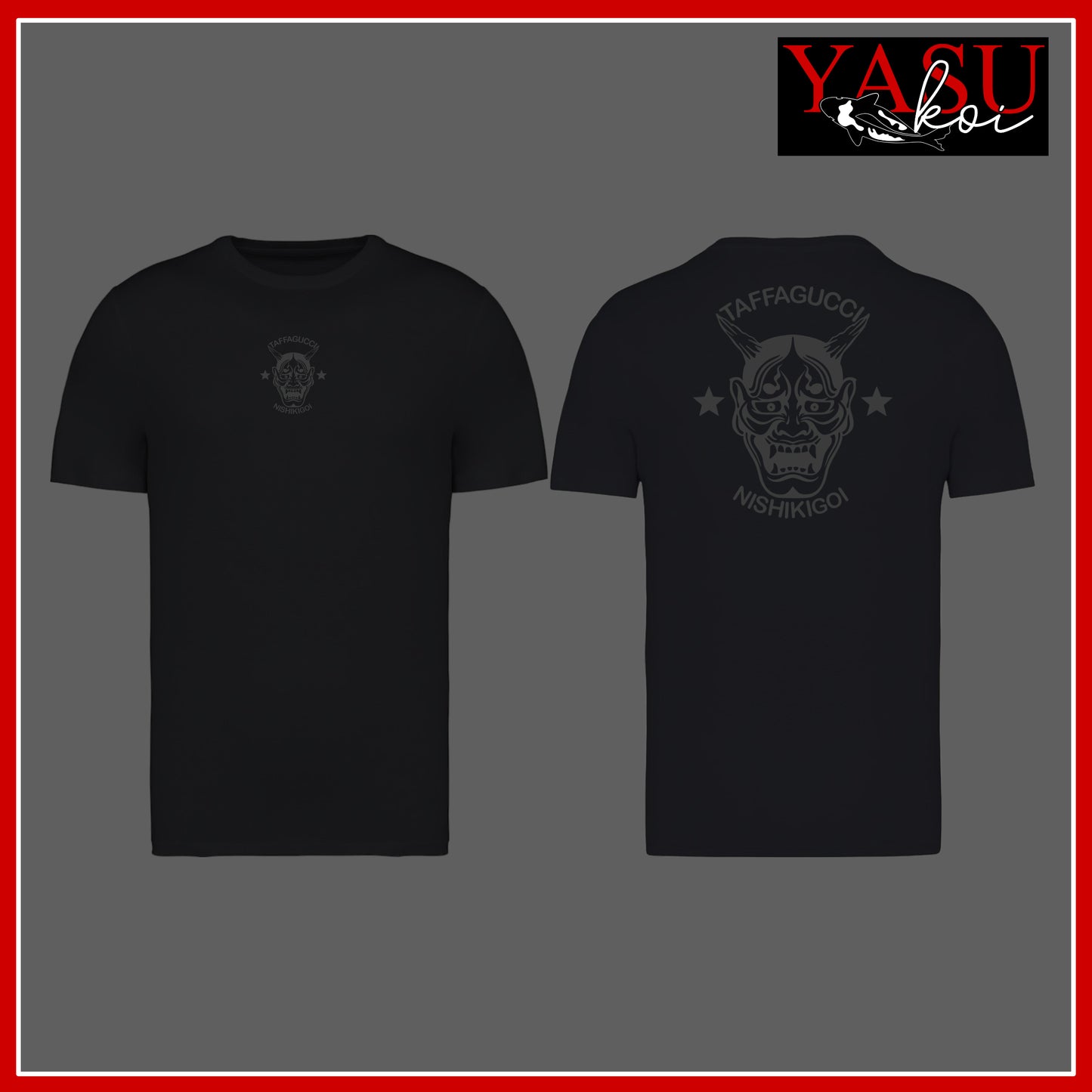 Taffagucci Nishikigoi - Lee Hadfield Official Black T-Shirt