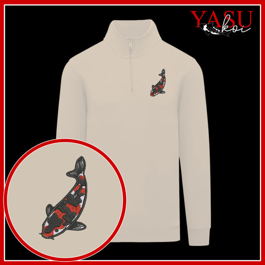 The Koroko Koi Quarter Zip Sweater