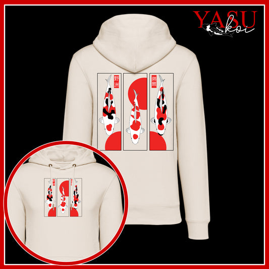 Go Sanke - The Big Three! Organic Cotton Hoodie