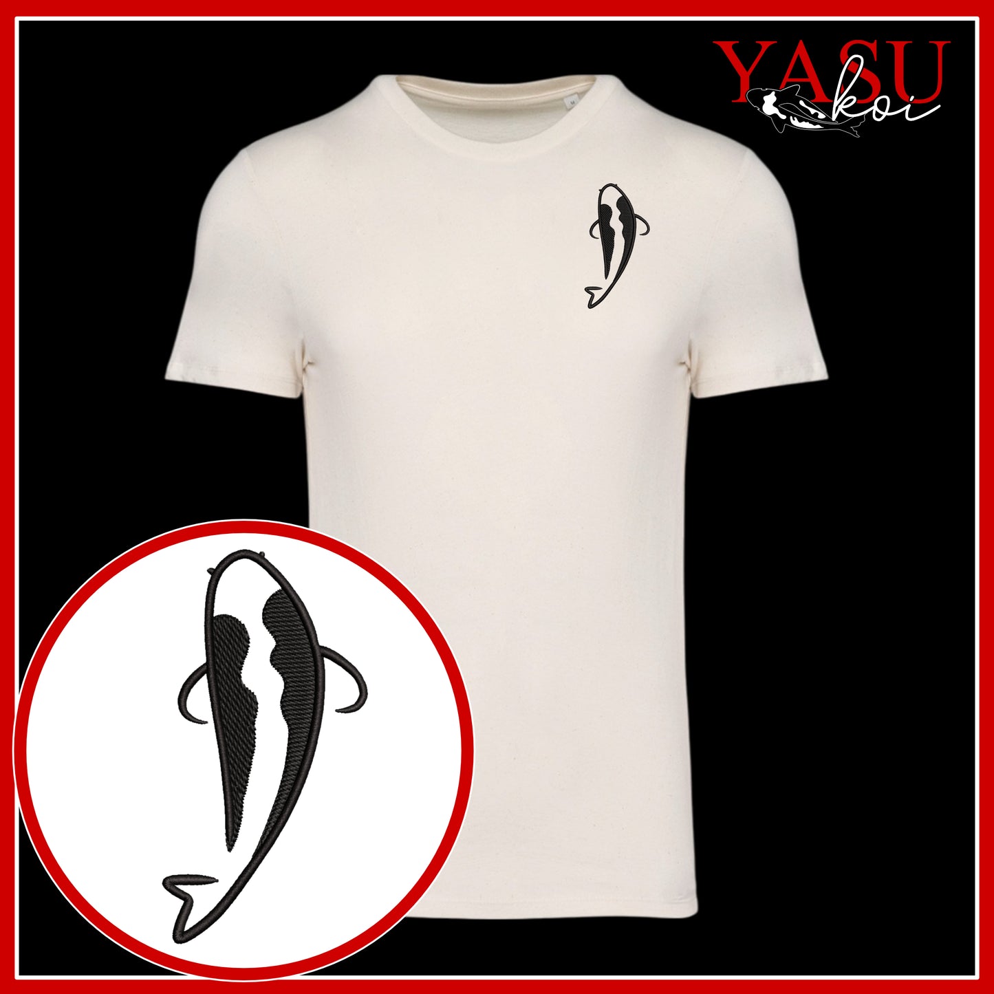 The Kumonryu Embroidered Spell Organic T-Shirt