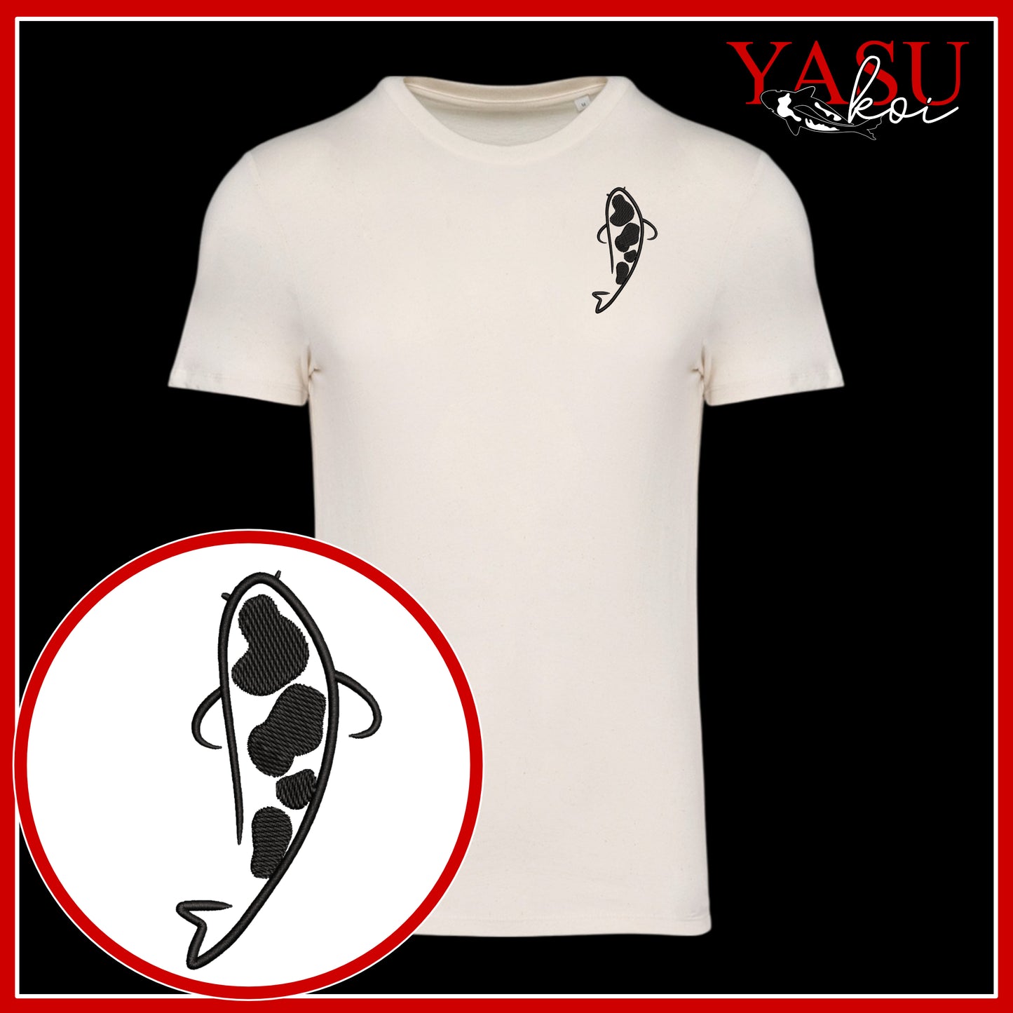 The Utsuri Embroidered Spell Organic T-Shirt