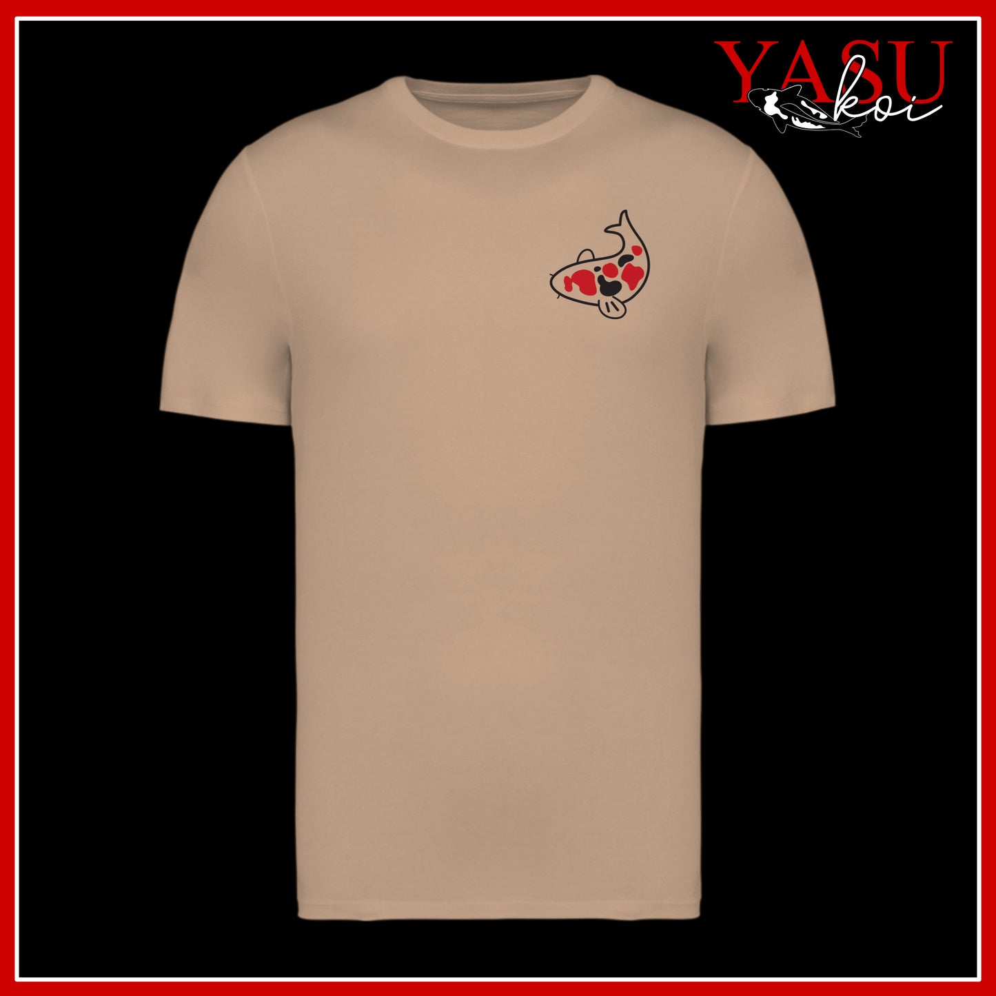 "The Kawaii" Sanke Printed Organic Cotton T-Shirt
