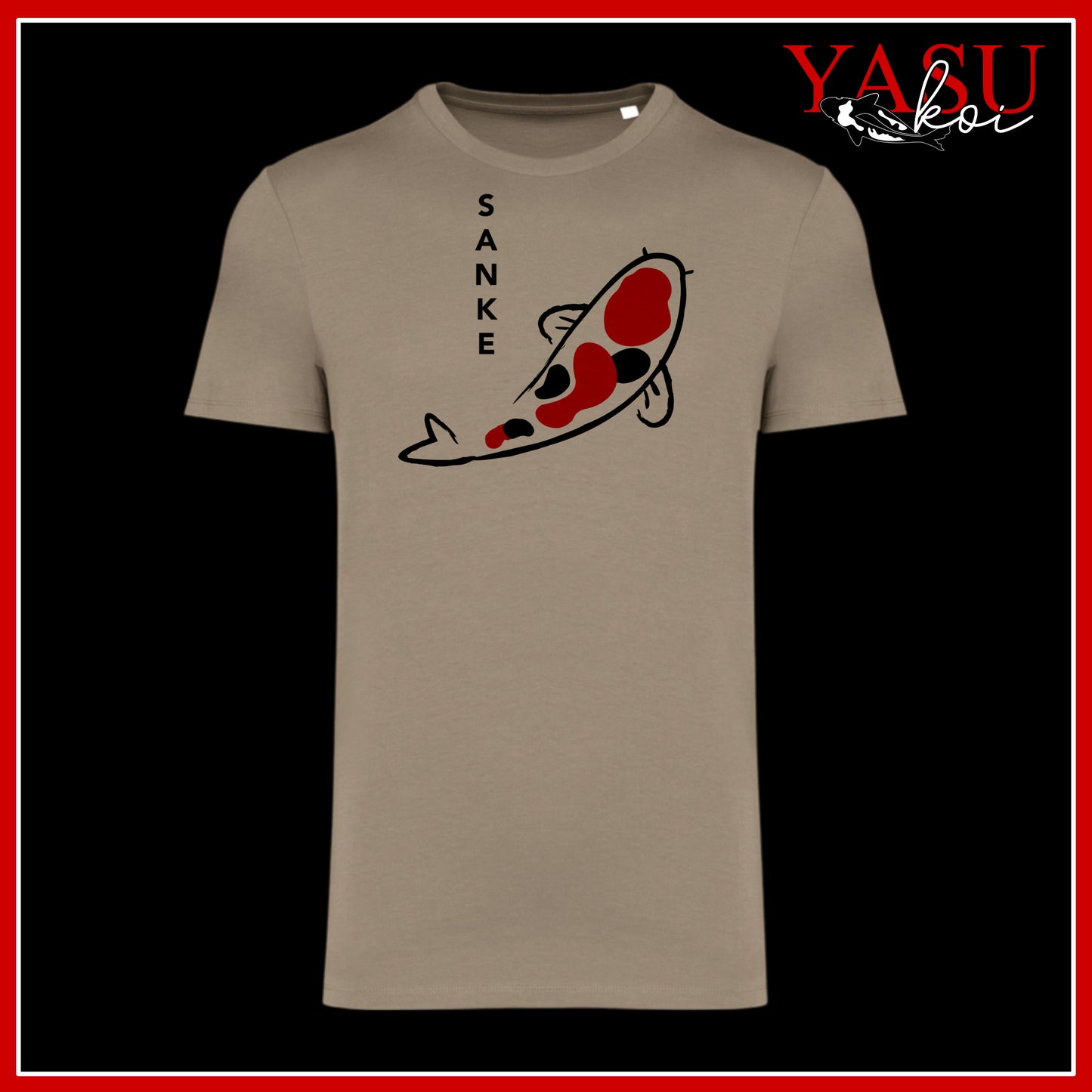 "Spell It" Sanke Koi Organic Cotton T-shirt