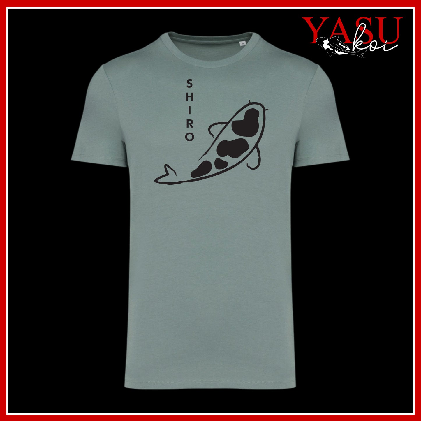 "Spell It" Shiro Utsuri Koi Organic Cotton T-shirt