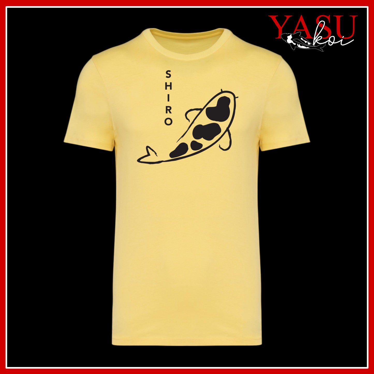 "Spell It" Shiro Utsuri Koi Organic Cotton T-shirt