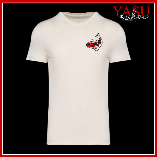Elevate your wardrobe with our unique Organic Combed Cotton T-shirt featuring a Kawaii Style Showa print.

Perfect for any Koi lover!

Available in 5 different colours and various sizes, this tee is a must-have for those who appreciate Koi pond love. Handcrafted with care for a one-of-a-kind look.