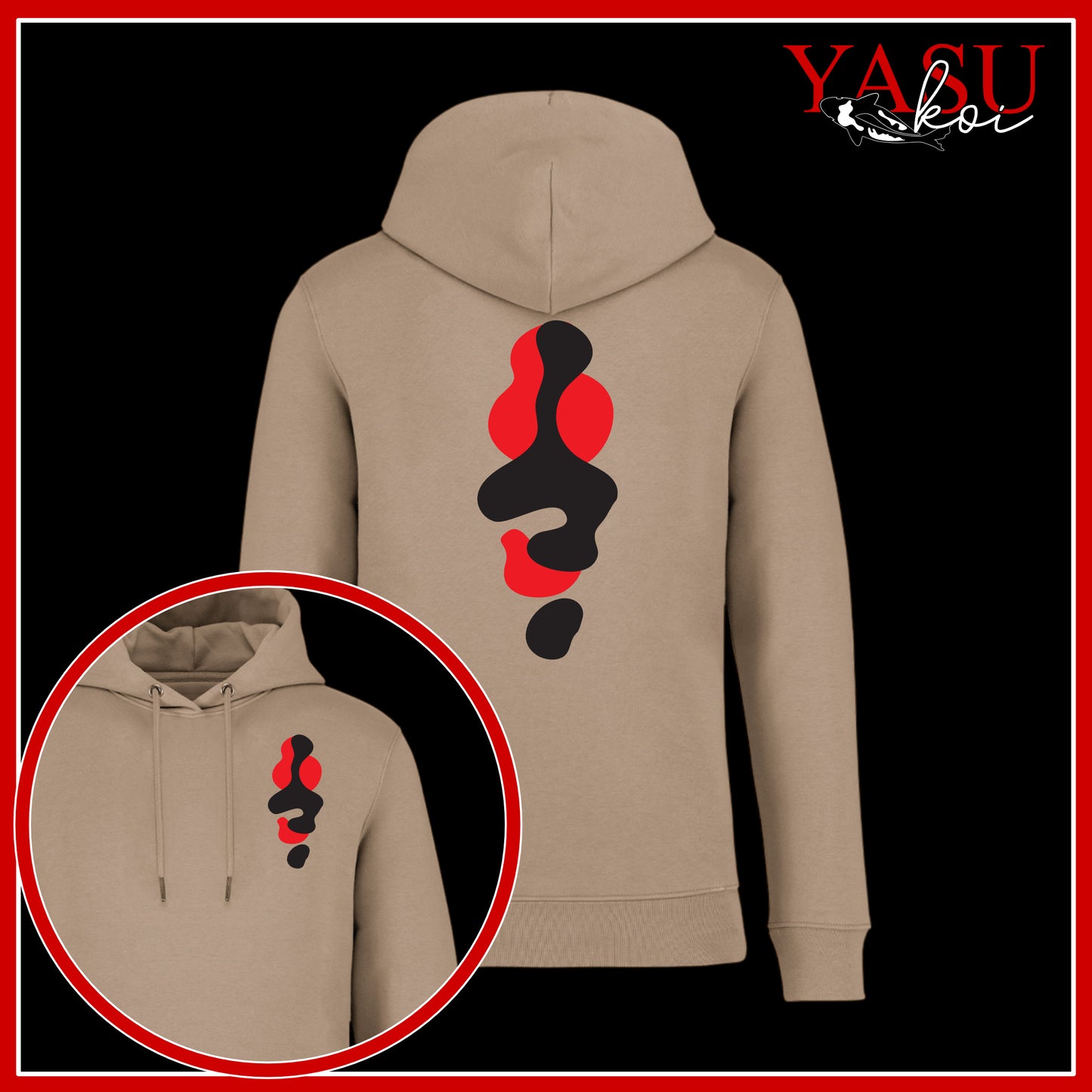 A "Splash" of Showa Luxury Organic Hoodie
