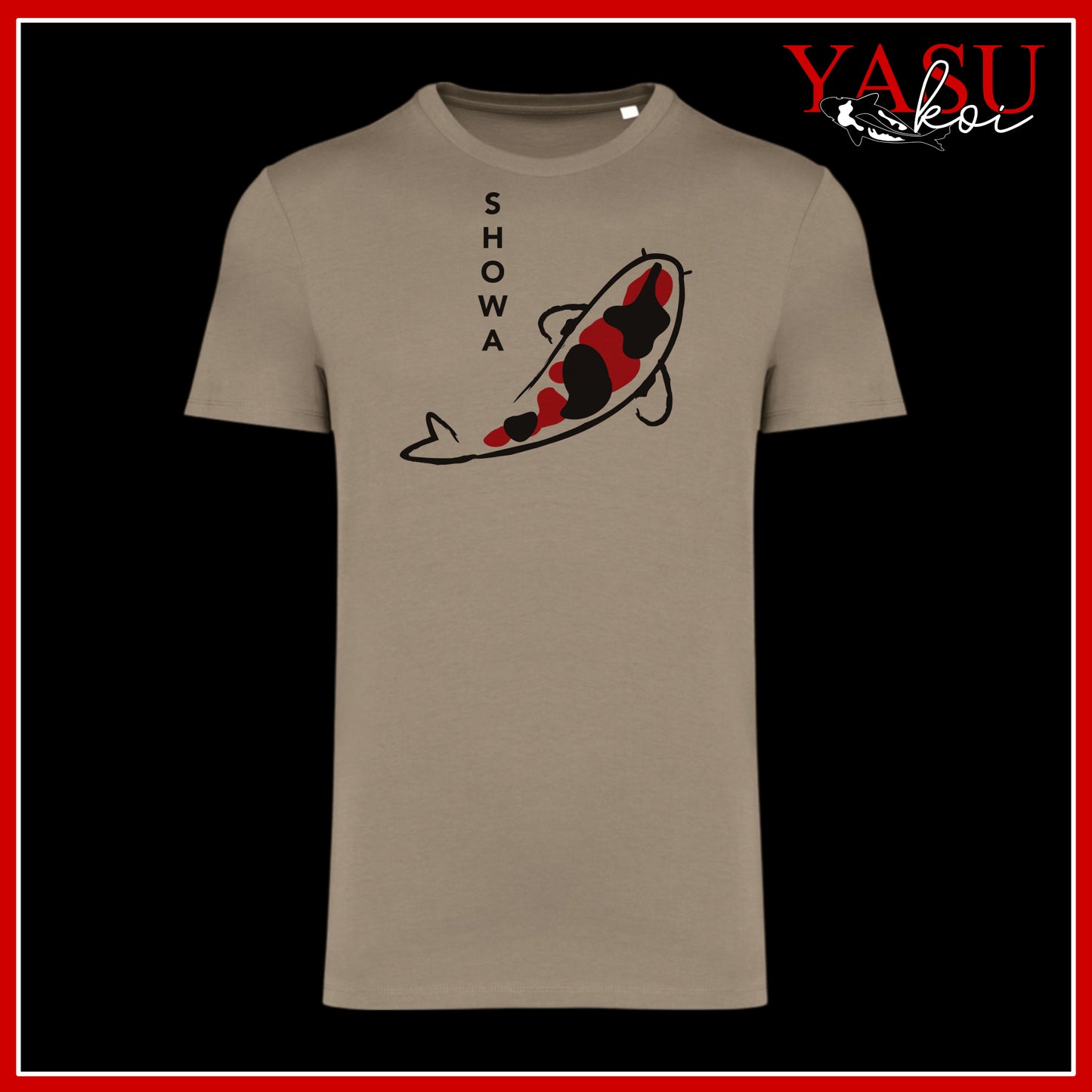 "Spell It" Showa Koi Organic Cotton T-shirt