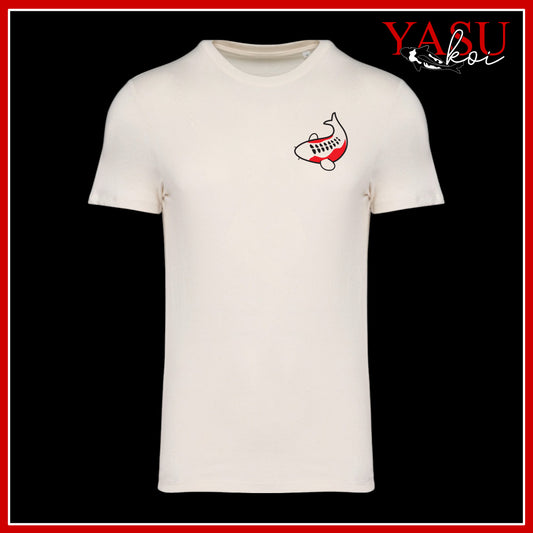 Embrace stylish comfort with our organic combed cotton T-Shirt featuring an adorable kawaii style Shusui koi print.

Perfect for koi lovers and those who adore koi pond vibes.

Available in 5 charming colours and a range of sizes. Add a touch of calm to your wardrobe today!