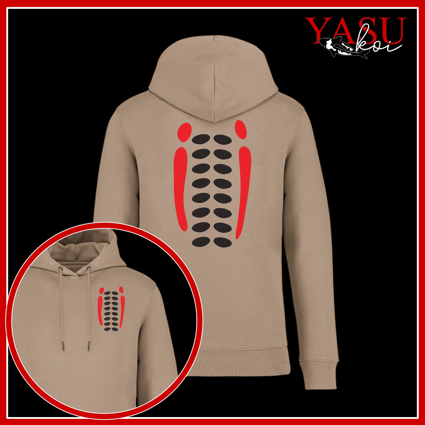 The Splashes Luxury Organic Hoodie