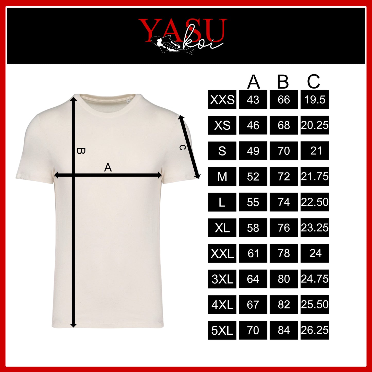 "The Kawaii" Shiro Utsuri Printed Organic Cotton T-Shirt