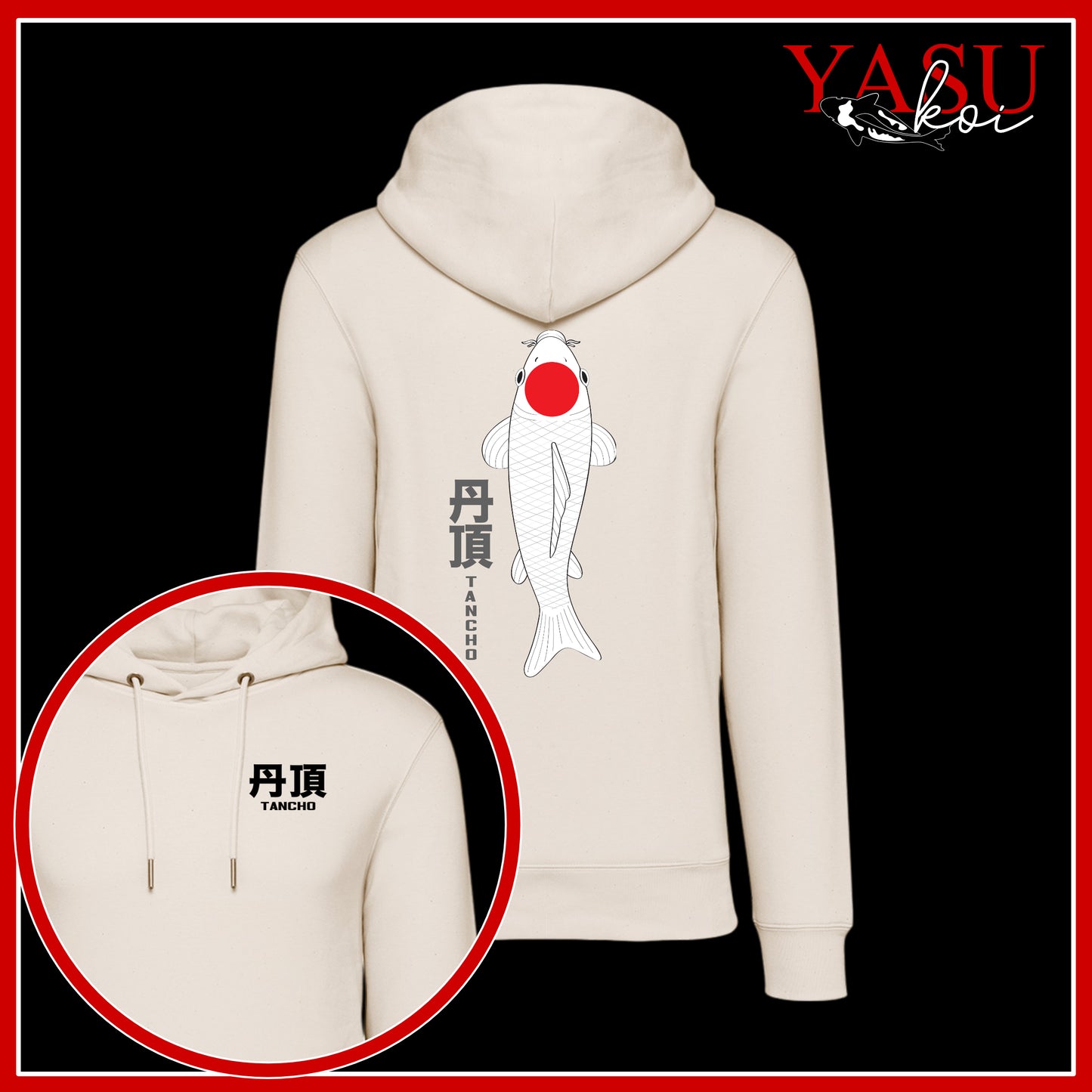 "True Identity" Tancho Organic Hoodie