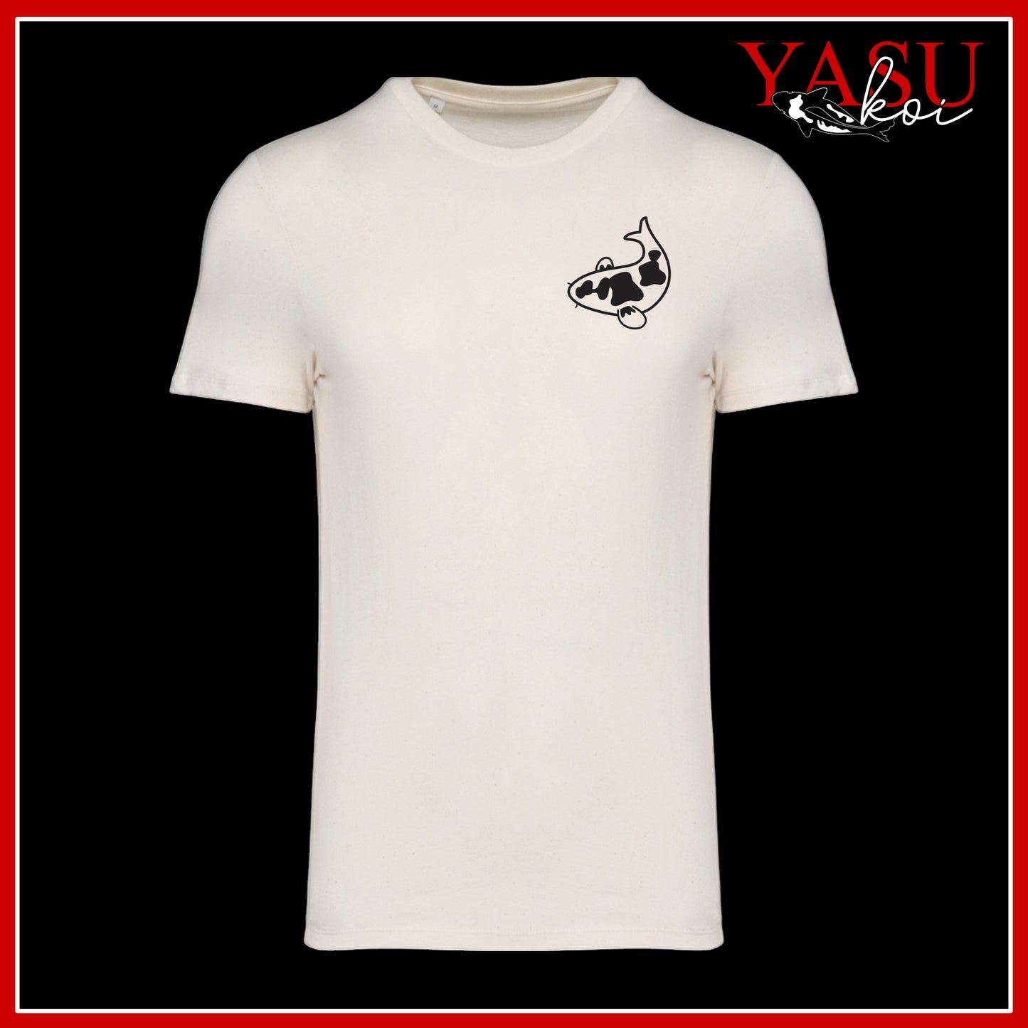 "The Kawaii" Shiro Utsuri Printed Organic Cotton T-Shirt