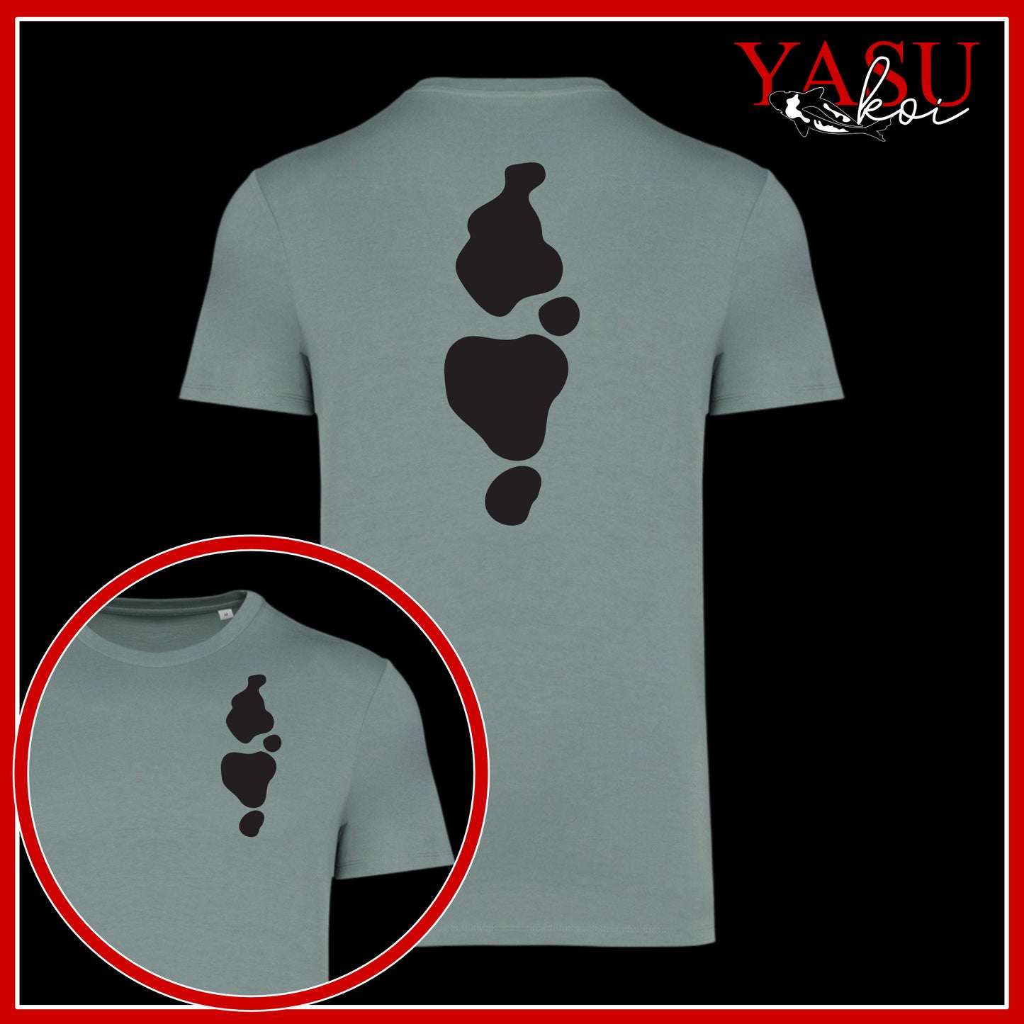 A "Splash" of a Shiro Utsuri Colours Organic Cotton Tee