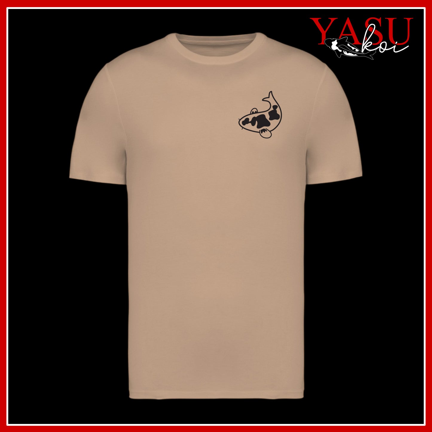 "The Kawaii" Shiro Utsuri Printed Organic Cotton T-Shirt