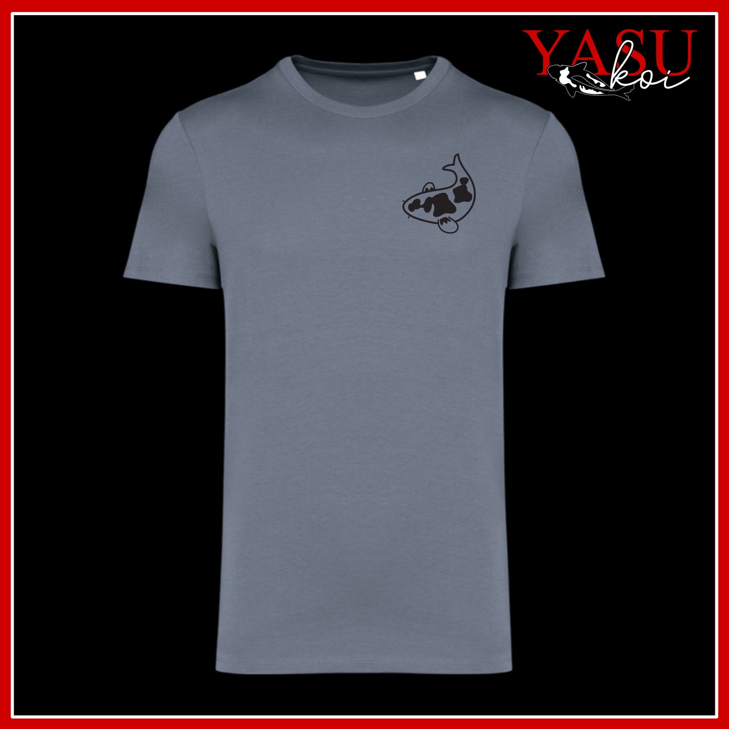"The Kawaii" Shiro Utsuri Printed Organic Cotton T-Shirt
