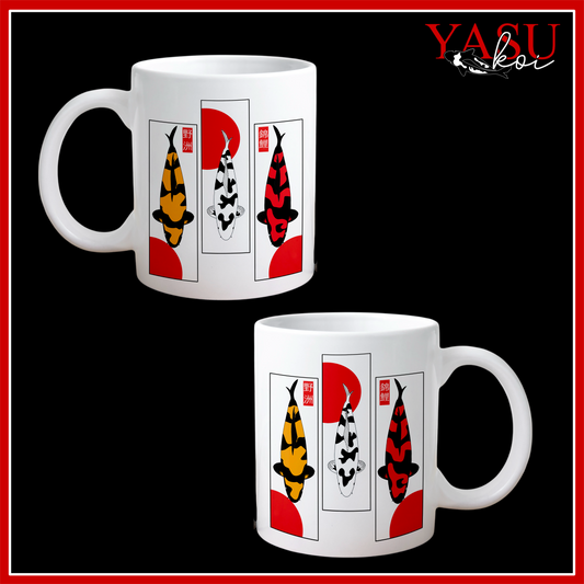 Utsuri Trio 11oz White Mug