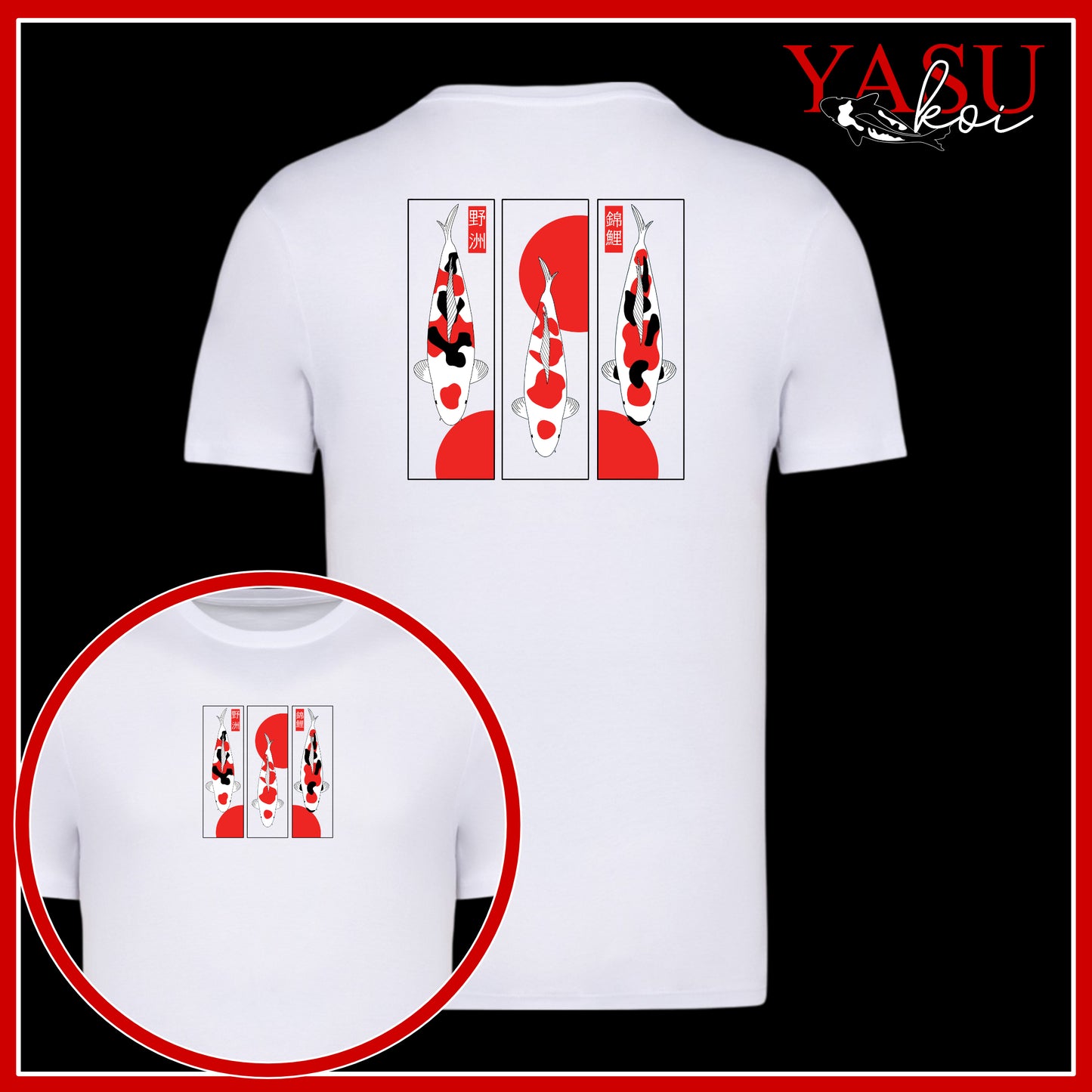 Go Sanke - The Big Three! Organic Cotton T-Shirt