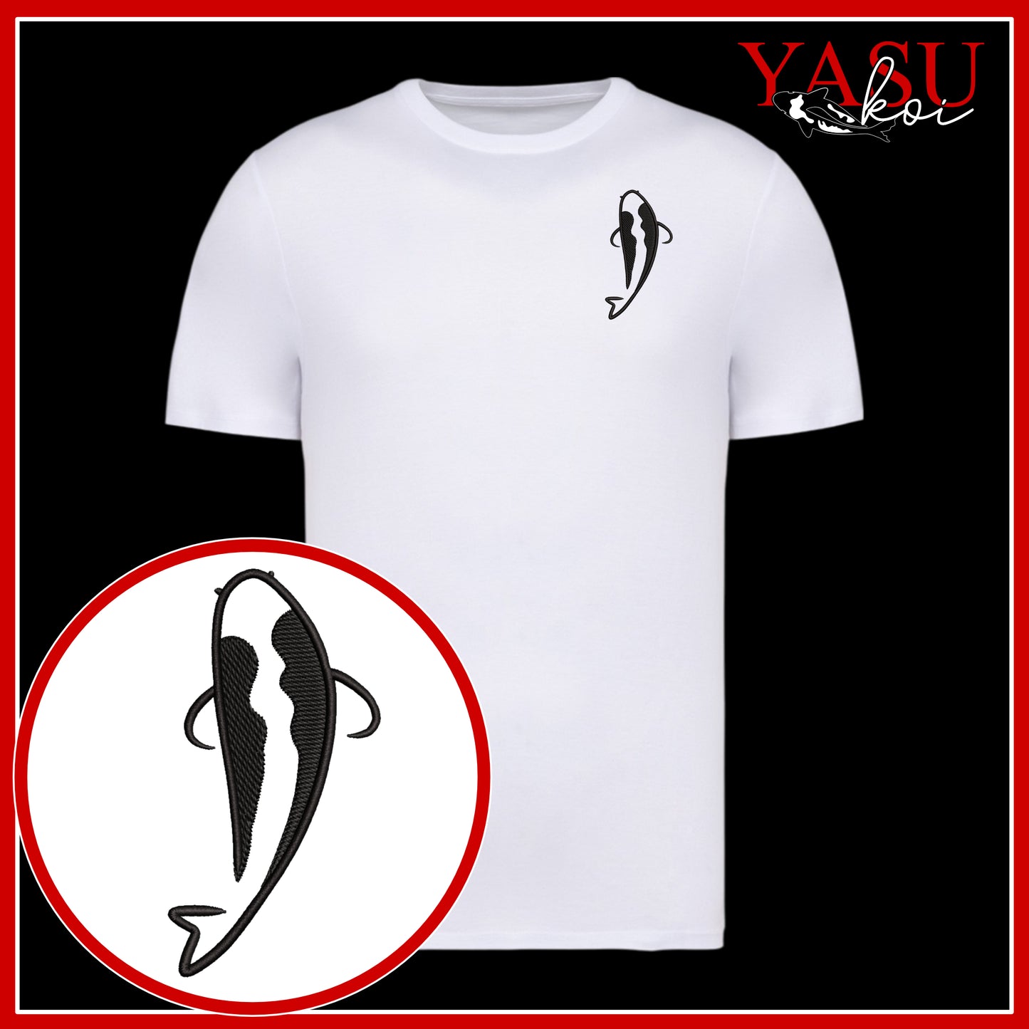 The Kumonryu Embroidered Spell Organic T-Shirt