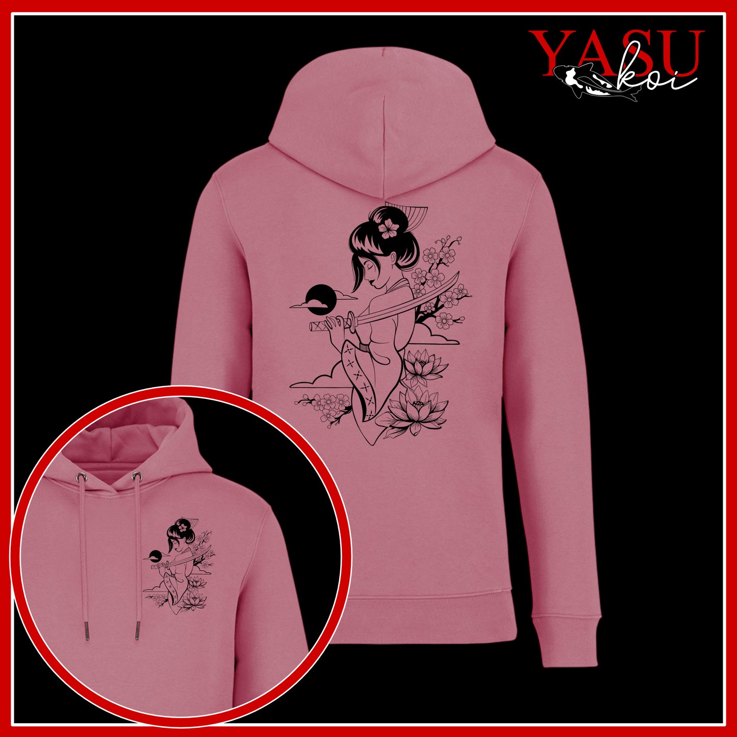 Onna-Bugeisha Organic Cotton Hoodie