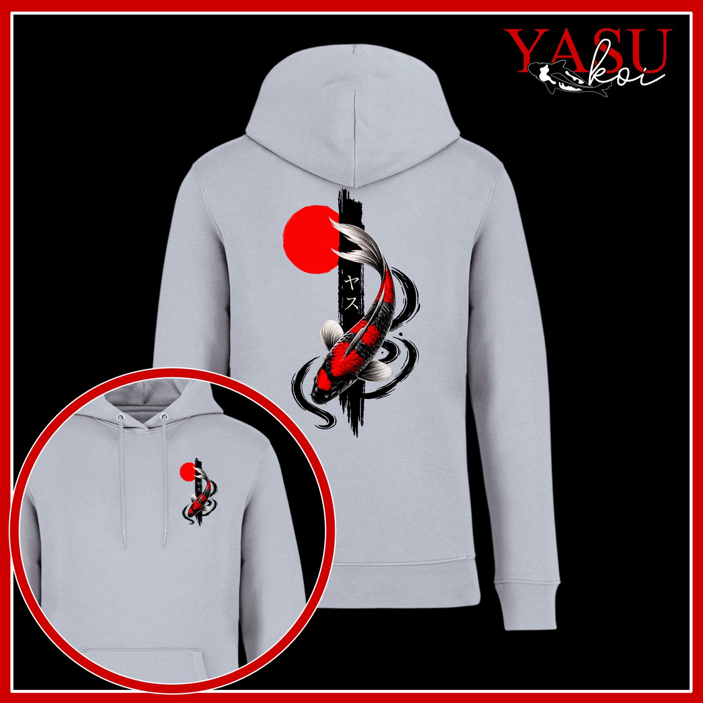Goshiki Brush Organic Cotton Hoodie