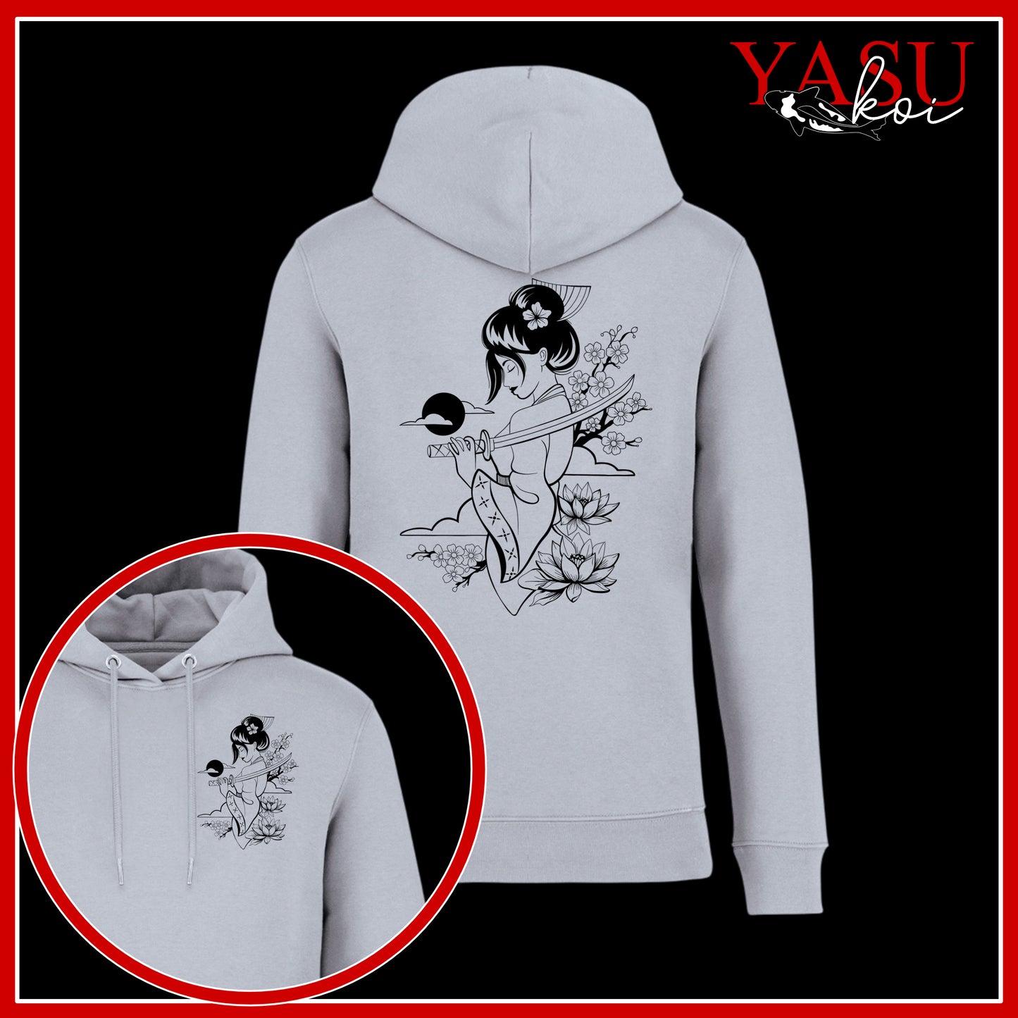 Onna-Bugeisha Organic Cotton Hoodie