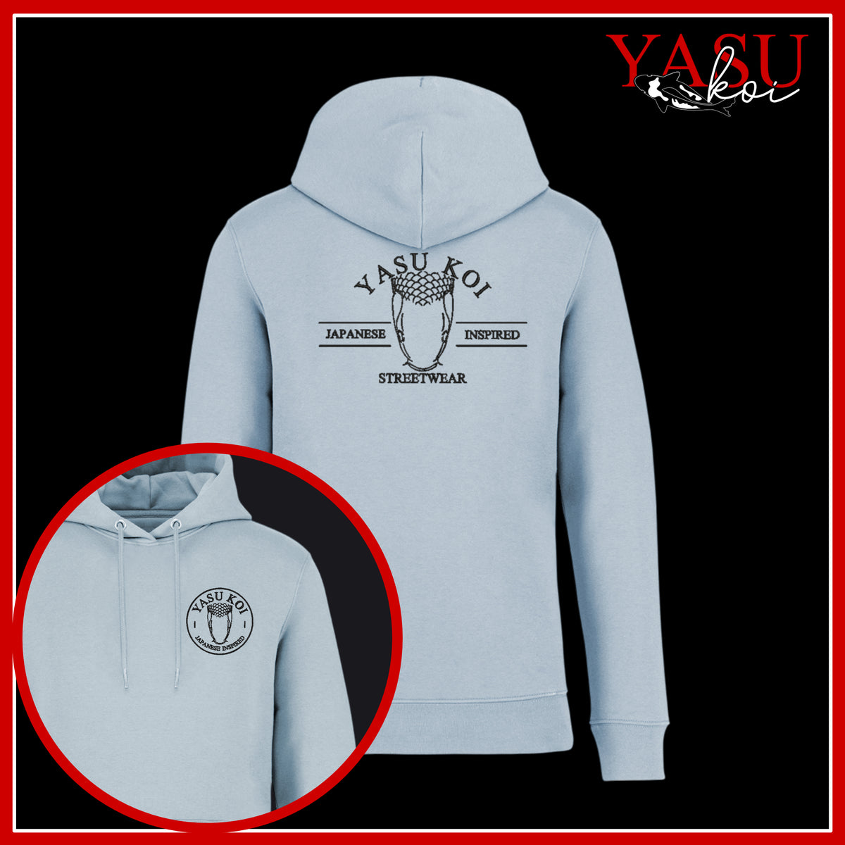 Yasu Nishikigoi Organic Cotton Hoodie
