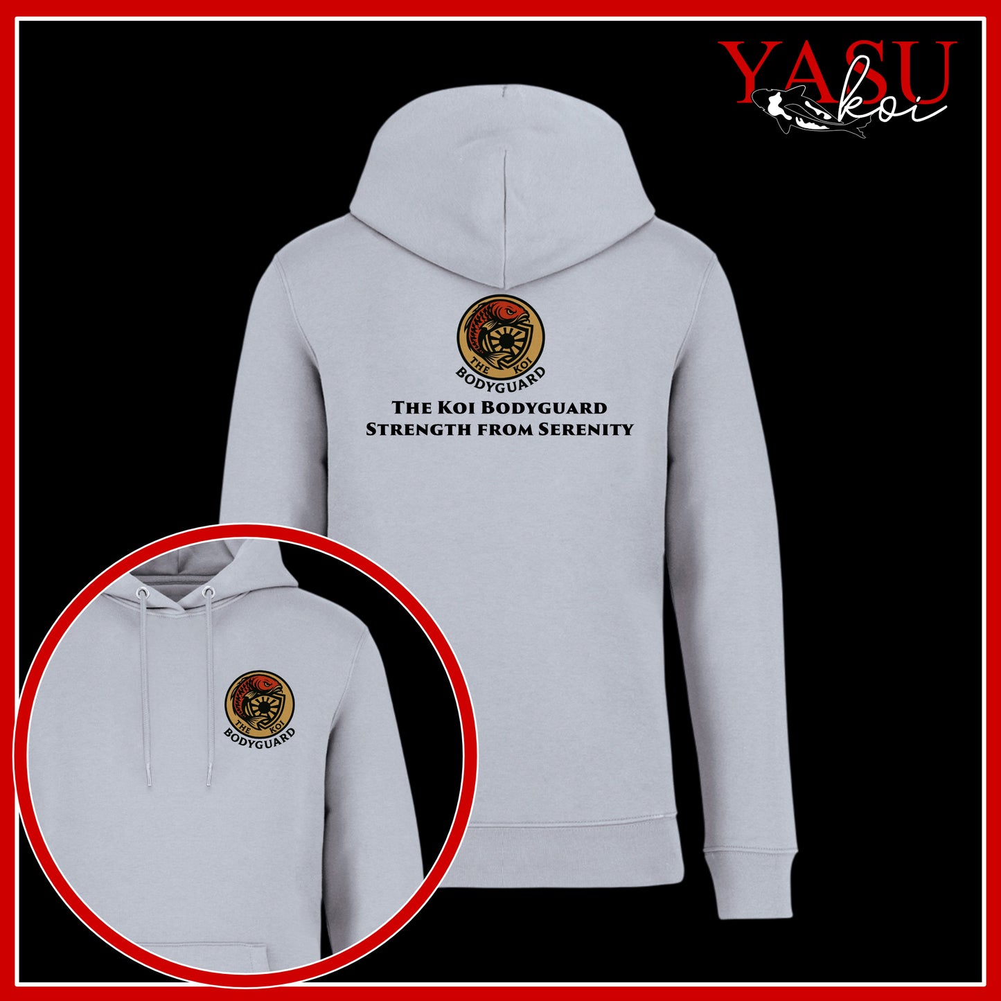 The Koi Bodyguard Organic Cotton Hoodie