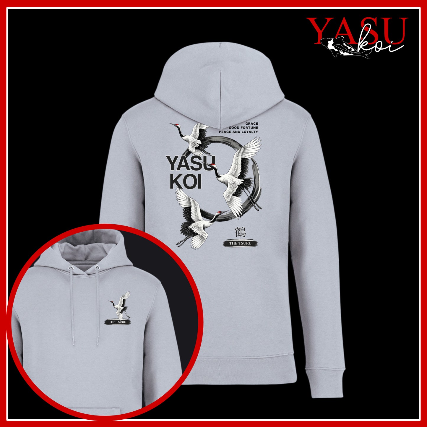 Tsuru Organic Cotton Hoodie
