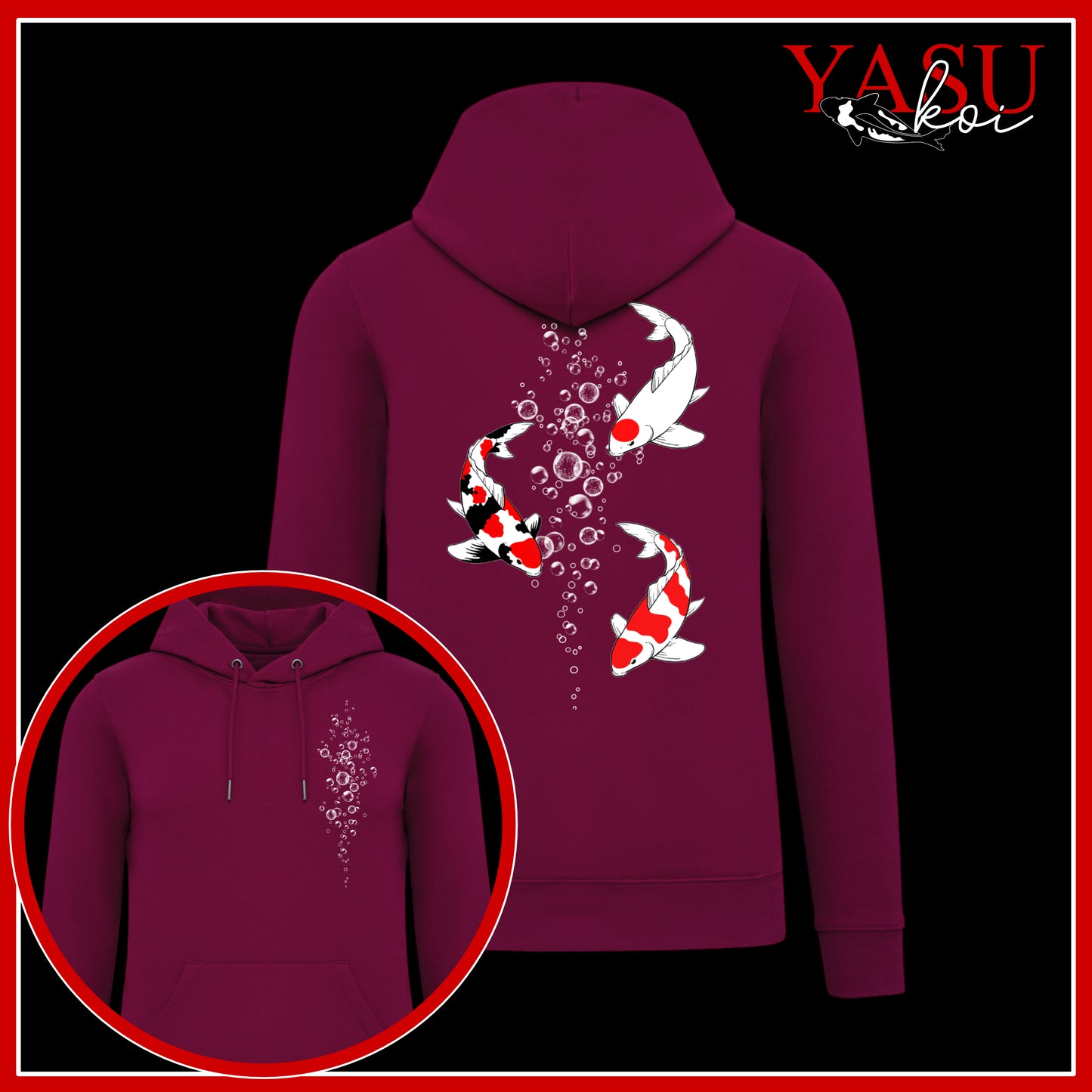 Bubbling Up Luxury Organic Hoodie