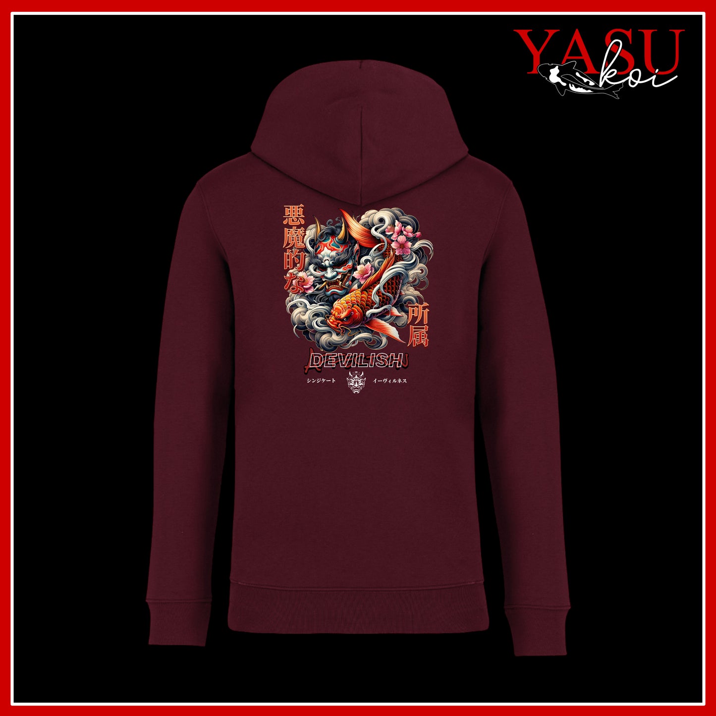 "The Back Page" Develish Organic Hoodie