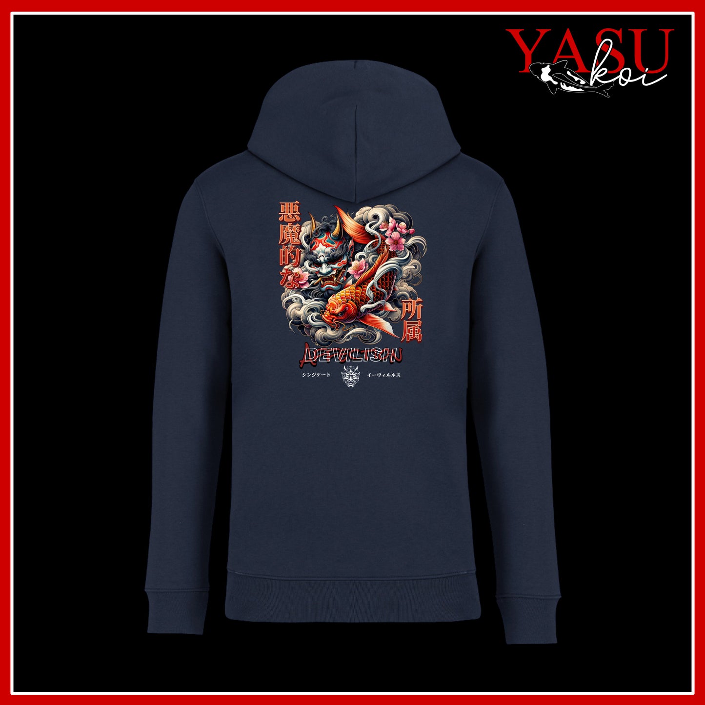 "The Back Page" Develish Organic Hoodie