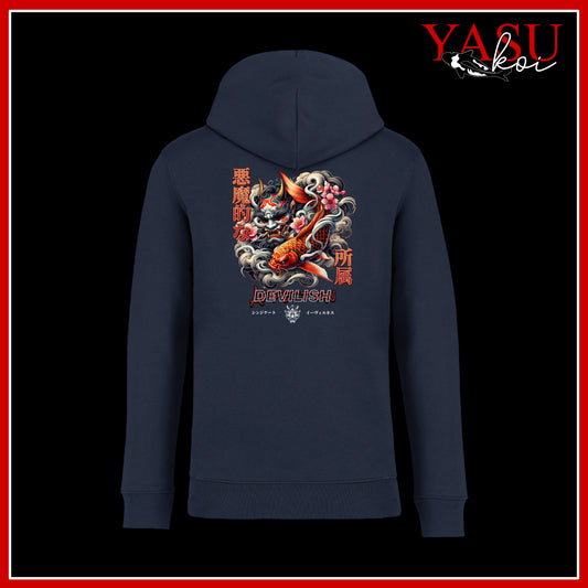 "The Back Page" Develish Organic Hoodie