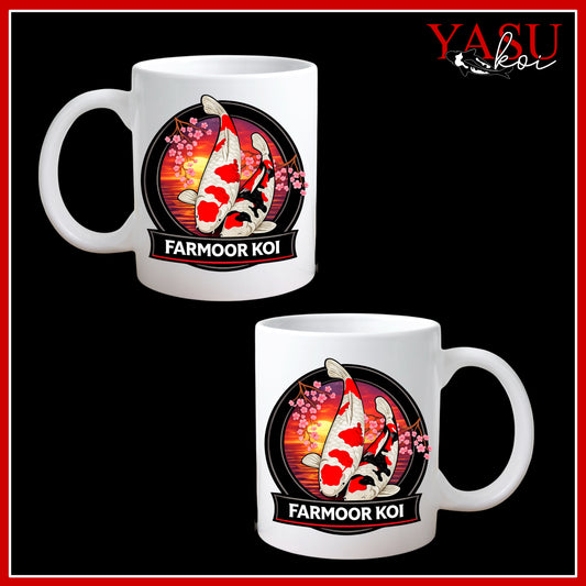 Farmoor Koi 11oz White Mug