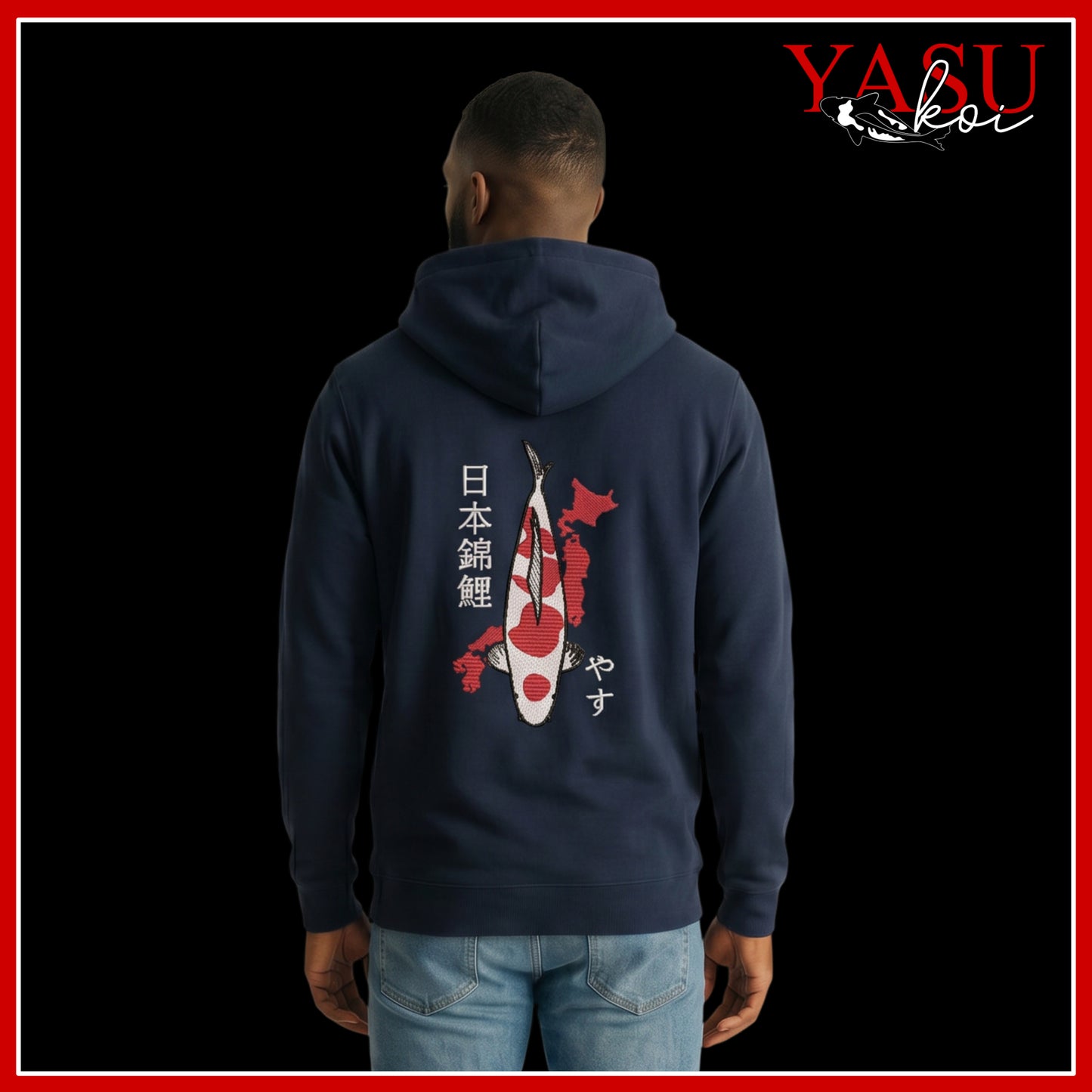Japan's Treasure Zip Up Organic Cotton Hoodie