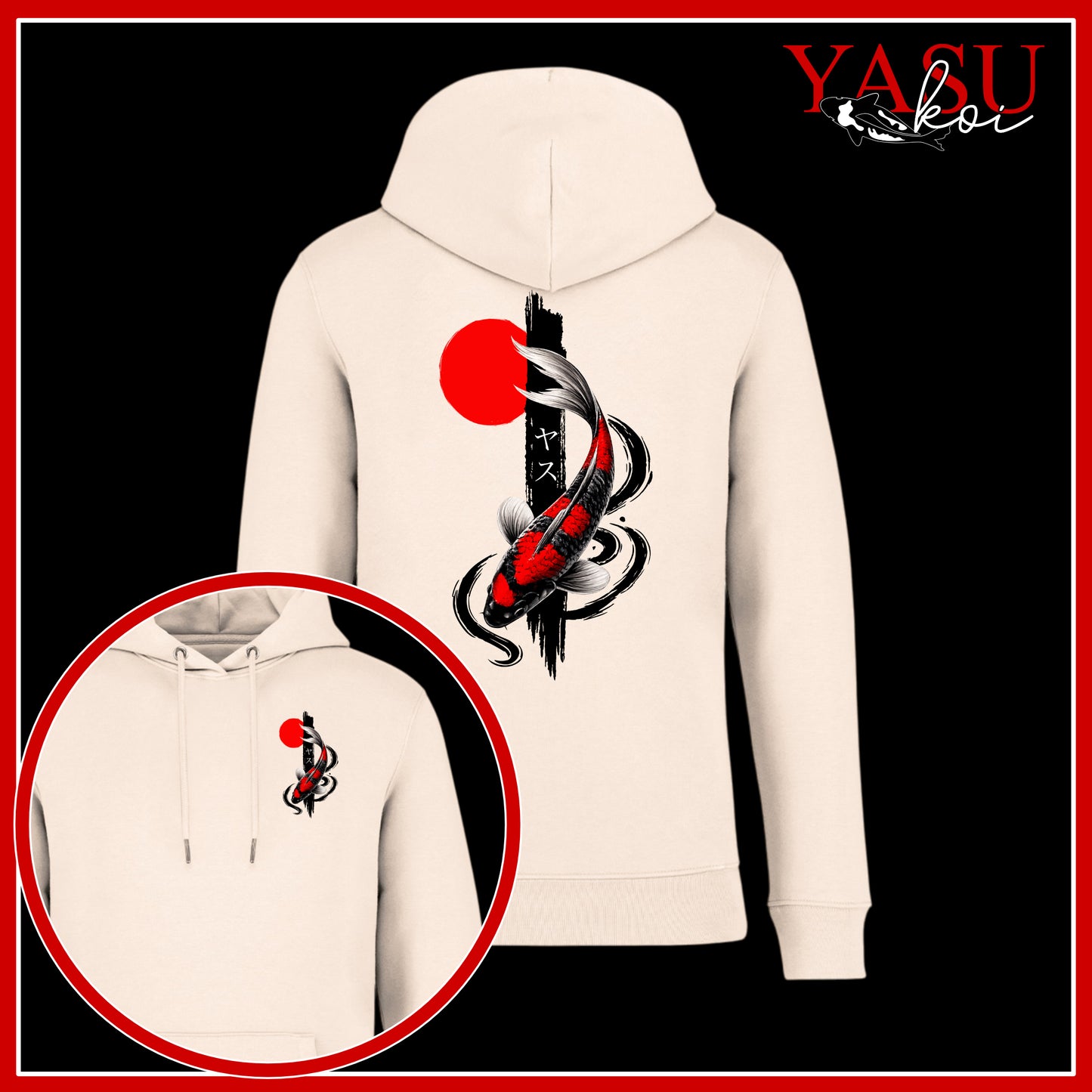 Goshiki Brush Organic Cotton Hoodie