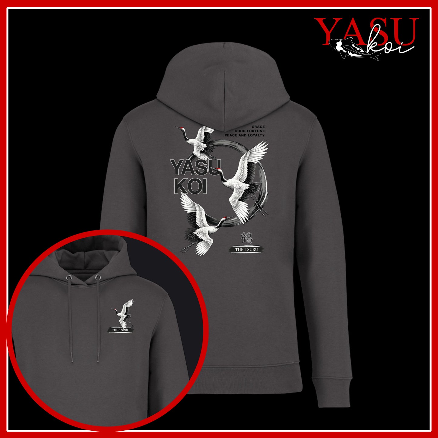 Tsuru Organic Cotton Hoodie