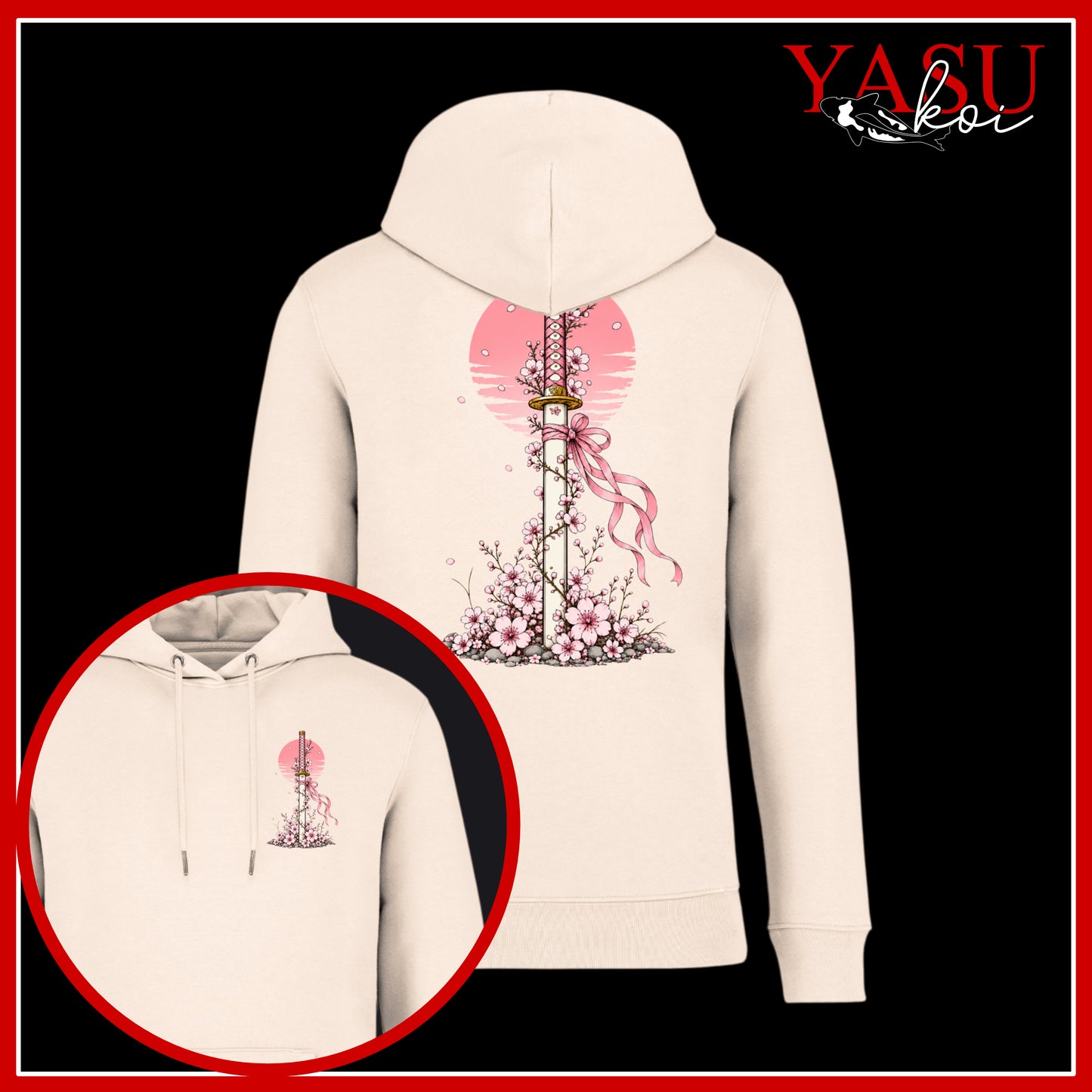 Sakura's Edge Organic Cotton Hoodie